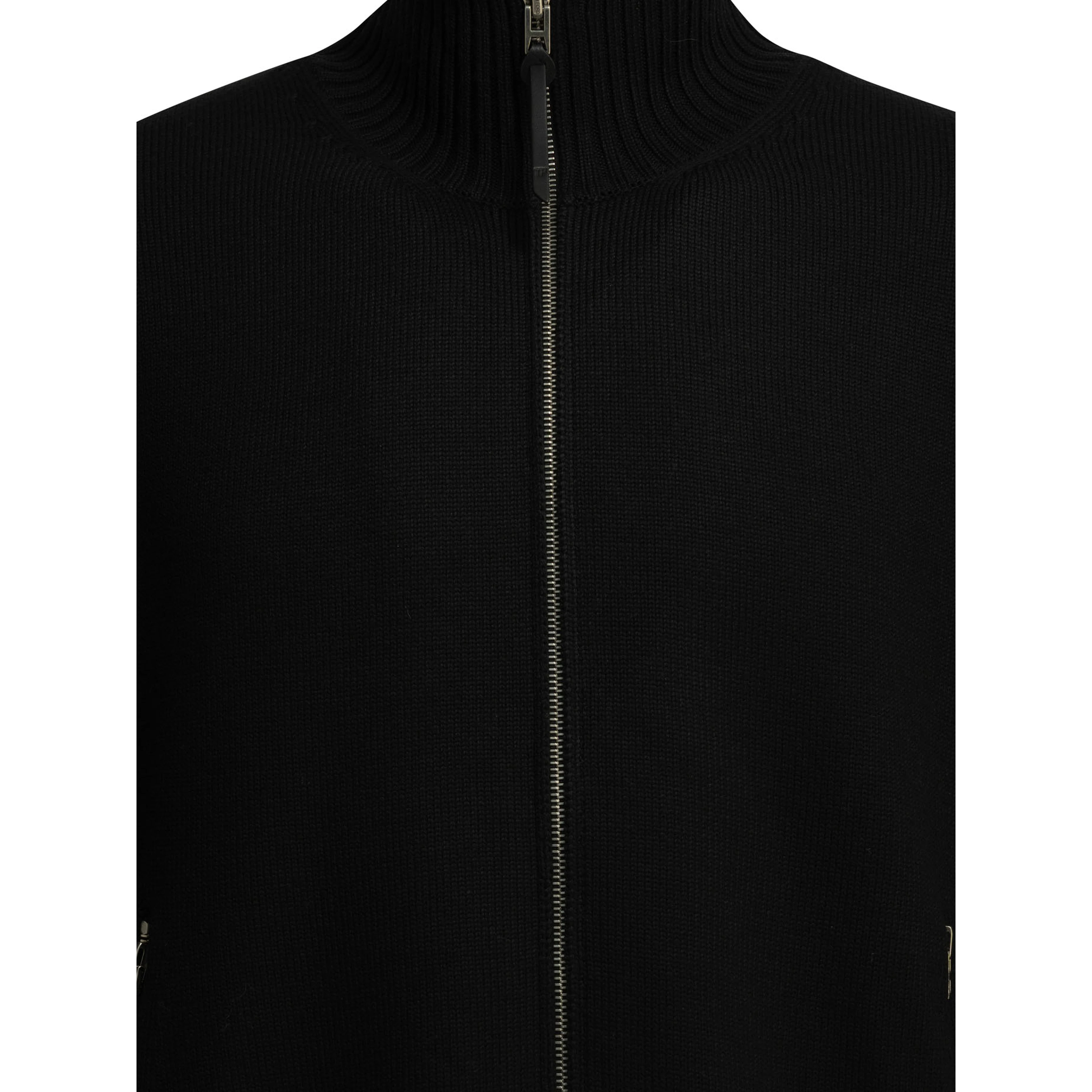Wool Sweater with a Zipper