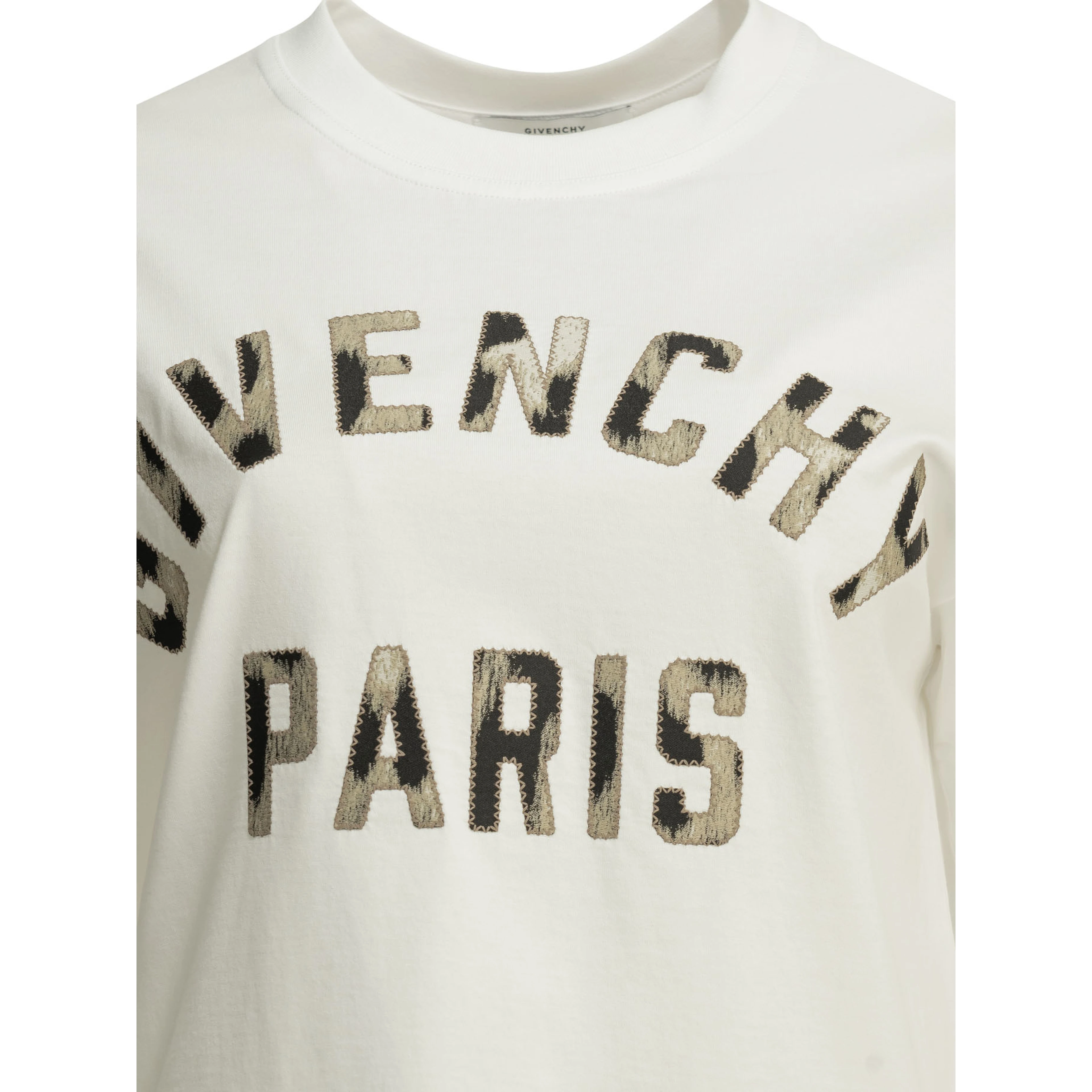 "Givenchy Paris" Crew-Neck T-Shirt