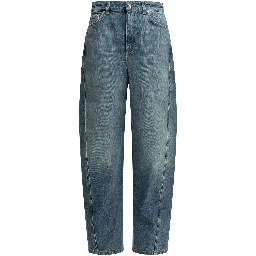 "Cocoon" Wide-Leg Jeans