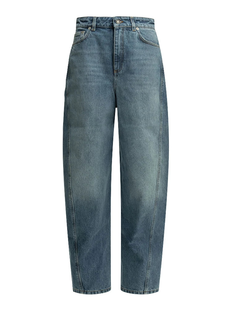 "Cocoon" Wide-Leg Jeans