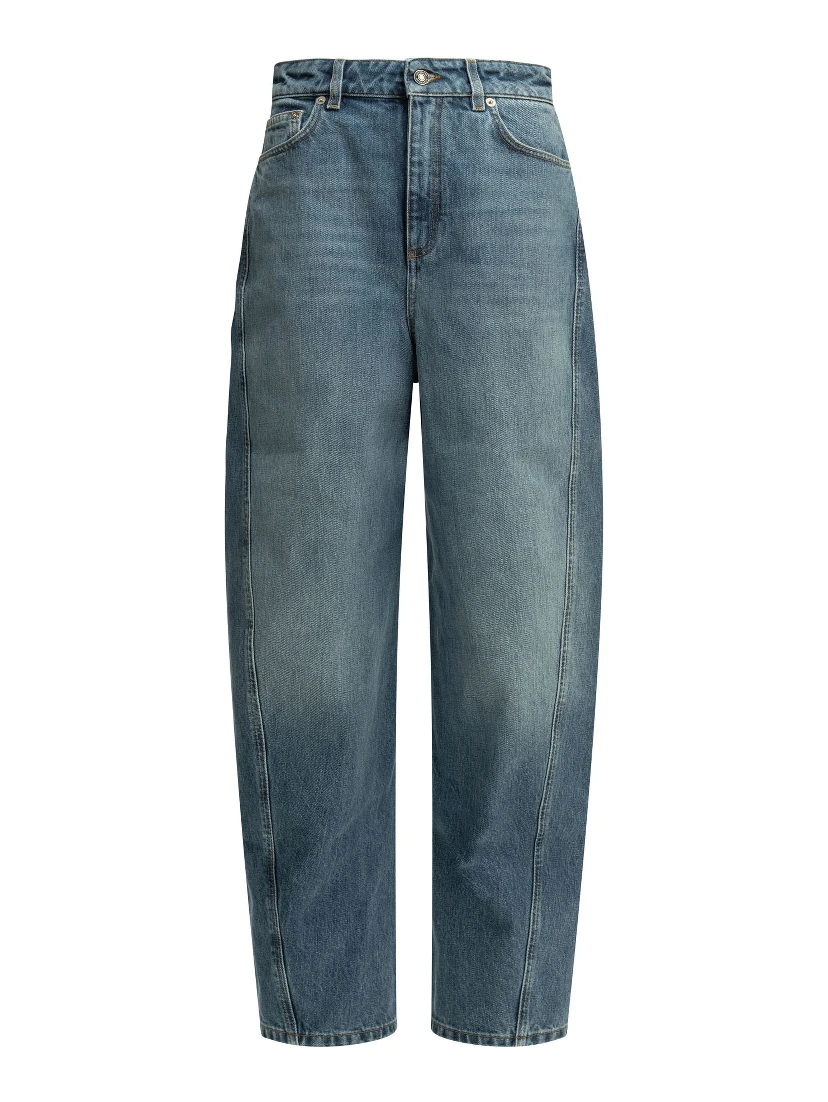 "Cocoon" Wide-Leg Jeans