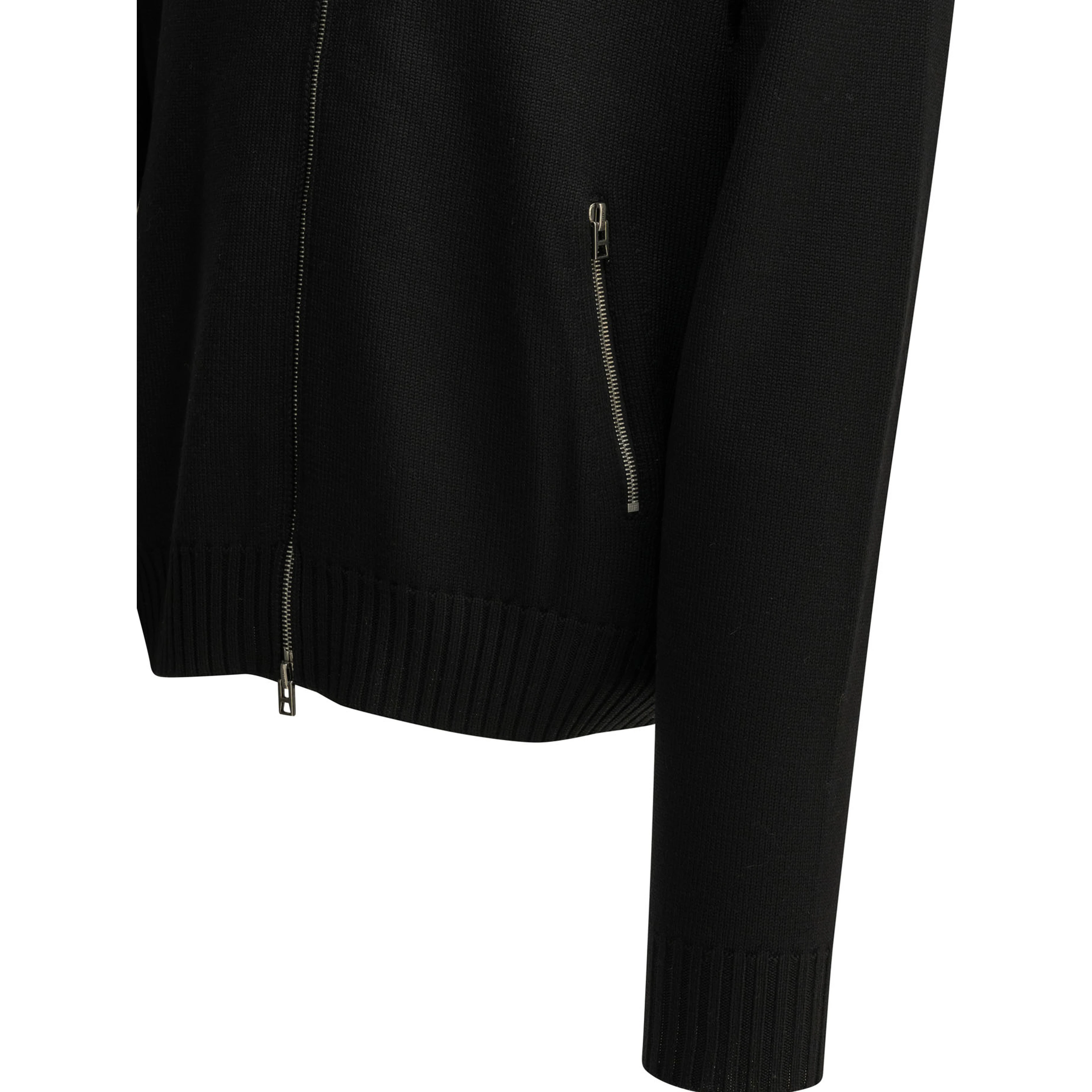 Wool Sweater with a Zipper