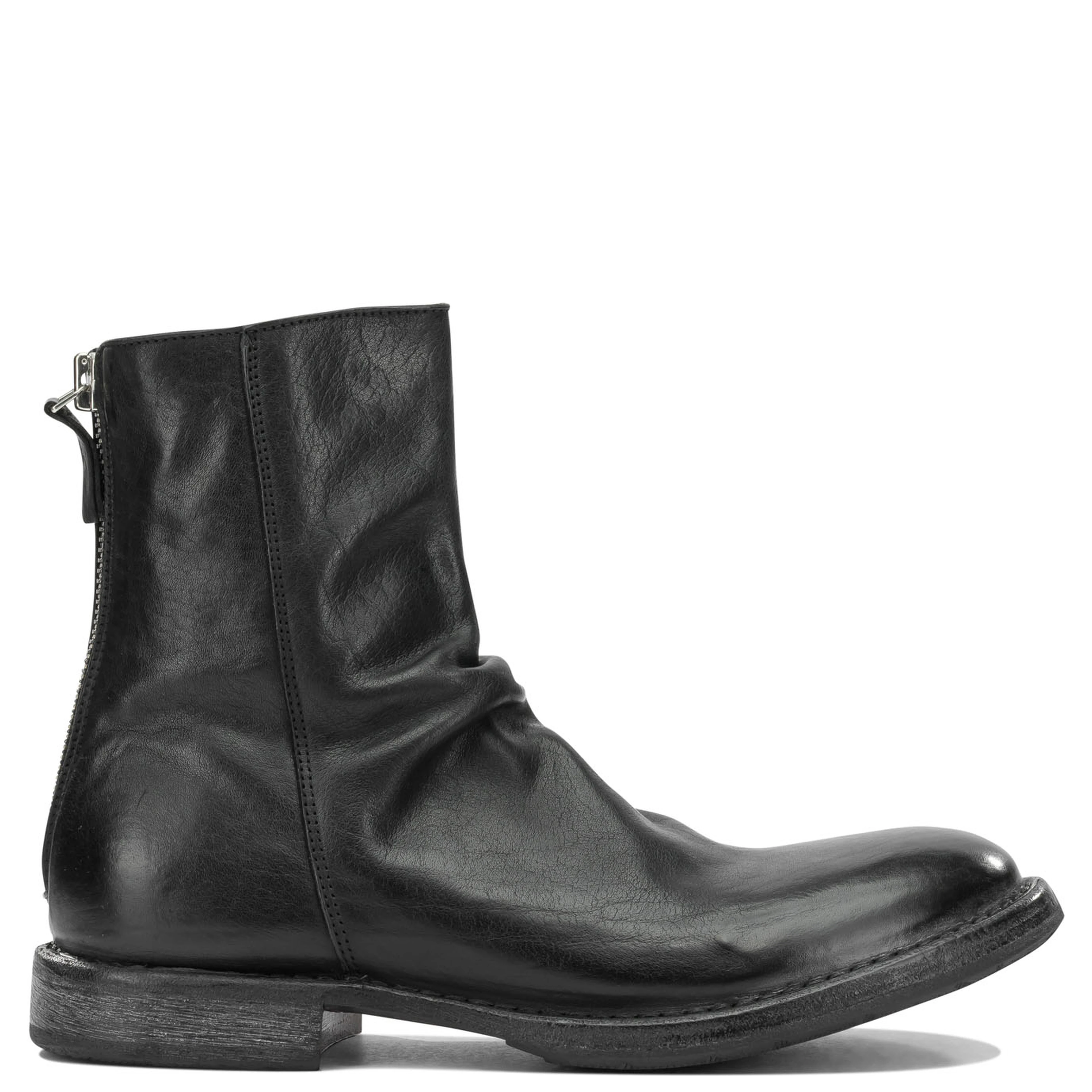 "Minsk" Ankle Boots with Zipper