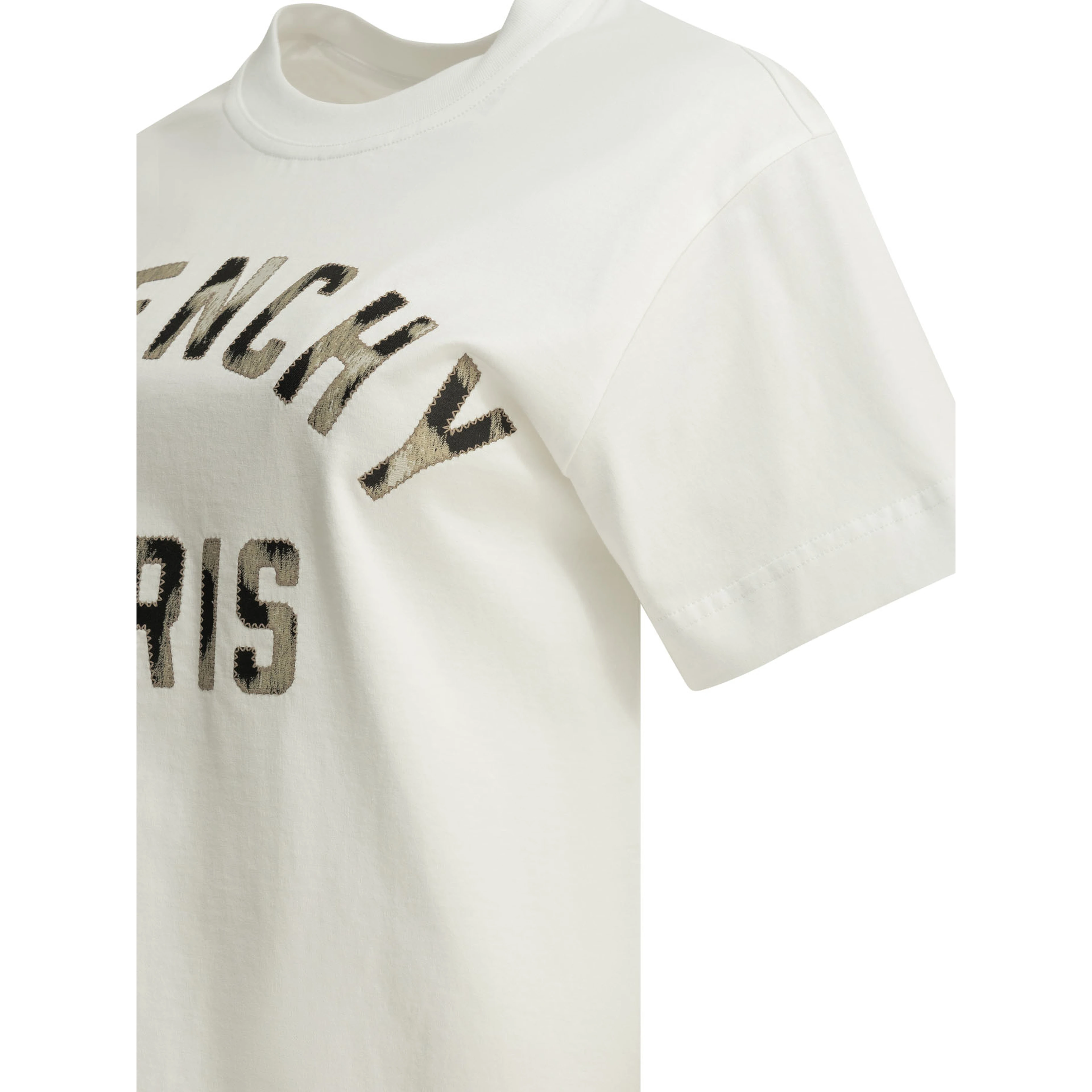 "Givenchy Paris" Crew-Neck T-Shirt