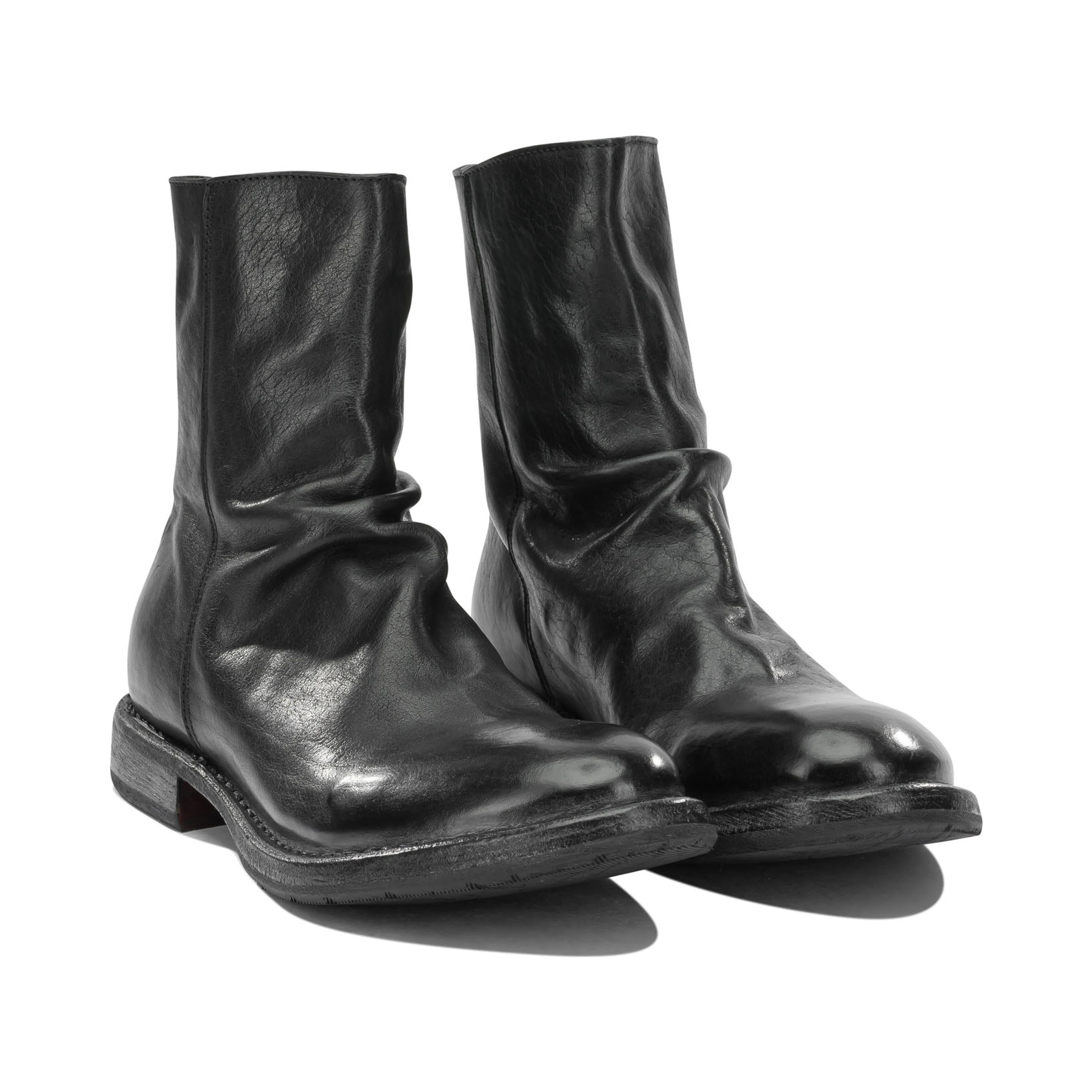"Minsk" Ankle Boots with Zipper