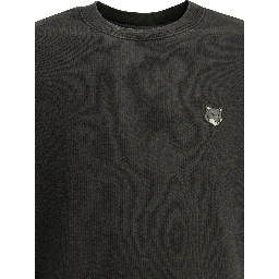 "Fox Head Faded" Crew Neck Sweatshirt