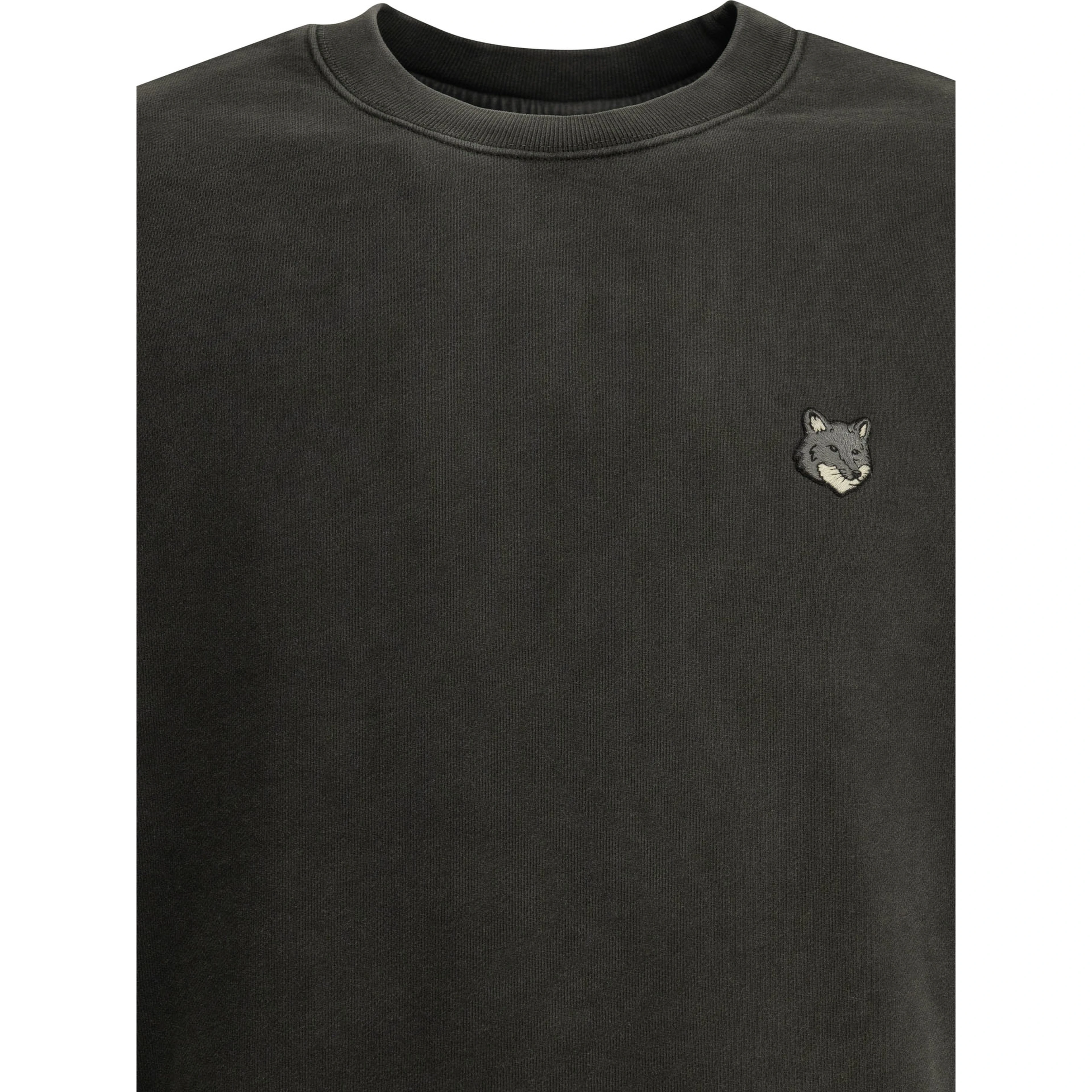 "Fox Head Faded" Crew Neck Sweatshirt