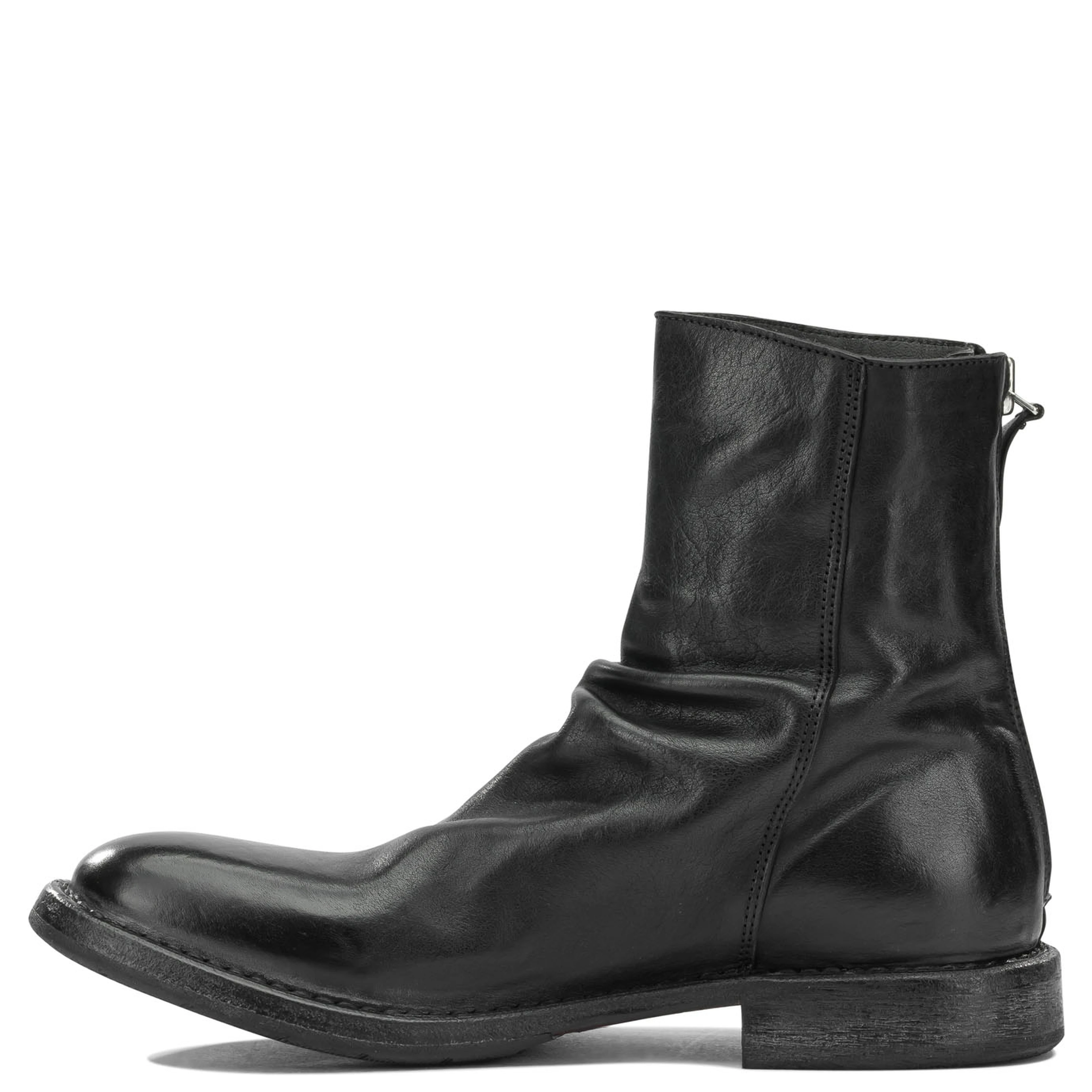 "Minsk" Ankle Boots with Zipper