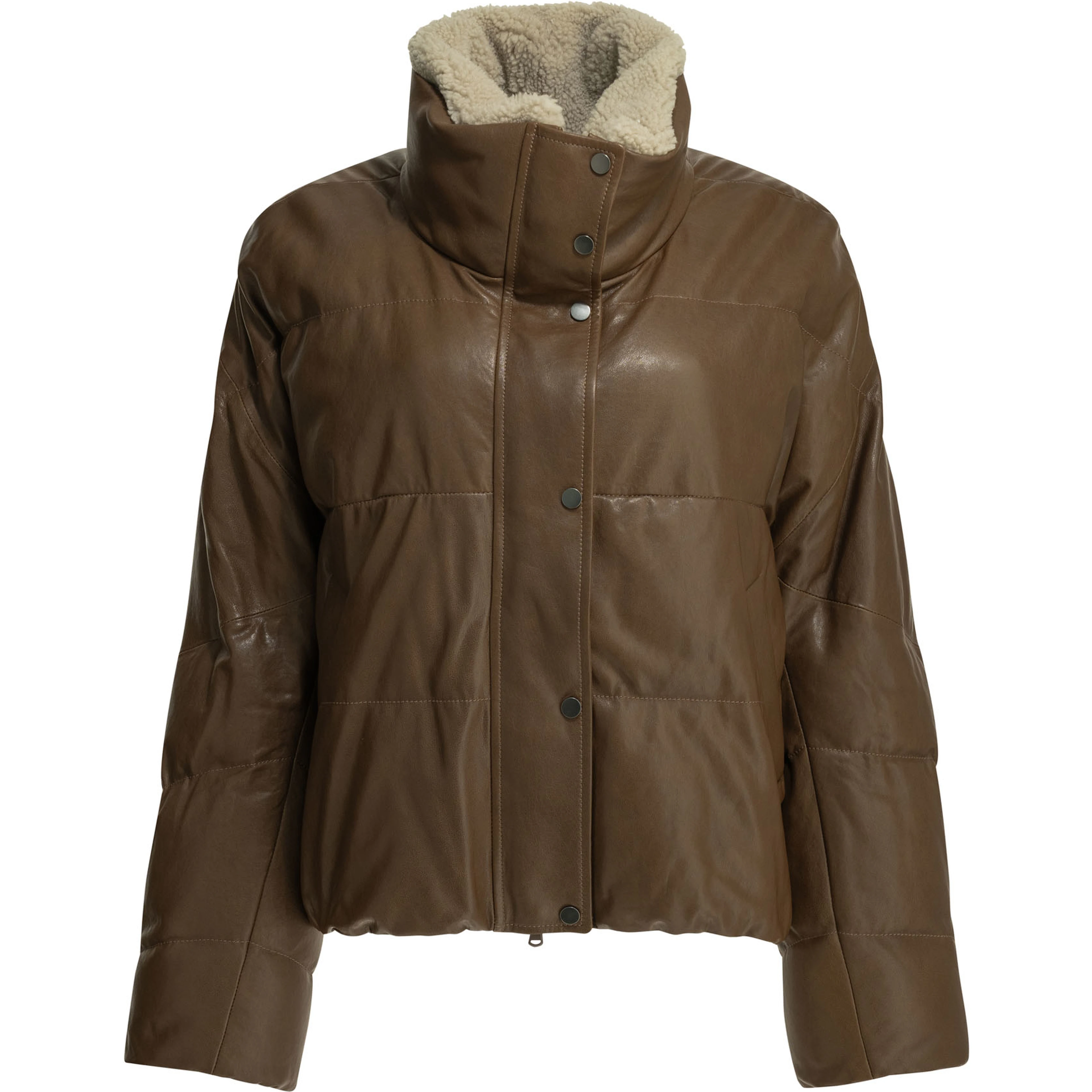 Padded Shearling Jacket