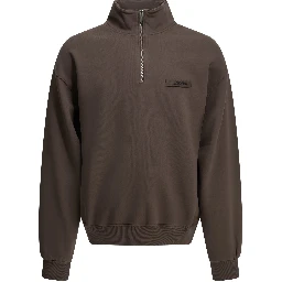 "Le Camionneur Gros Grain" Half Zip Sweatshirt