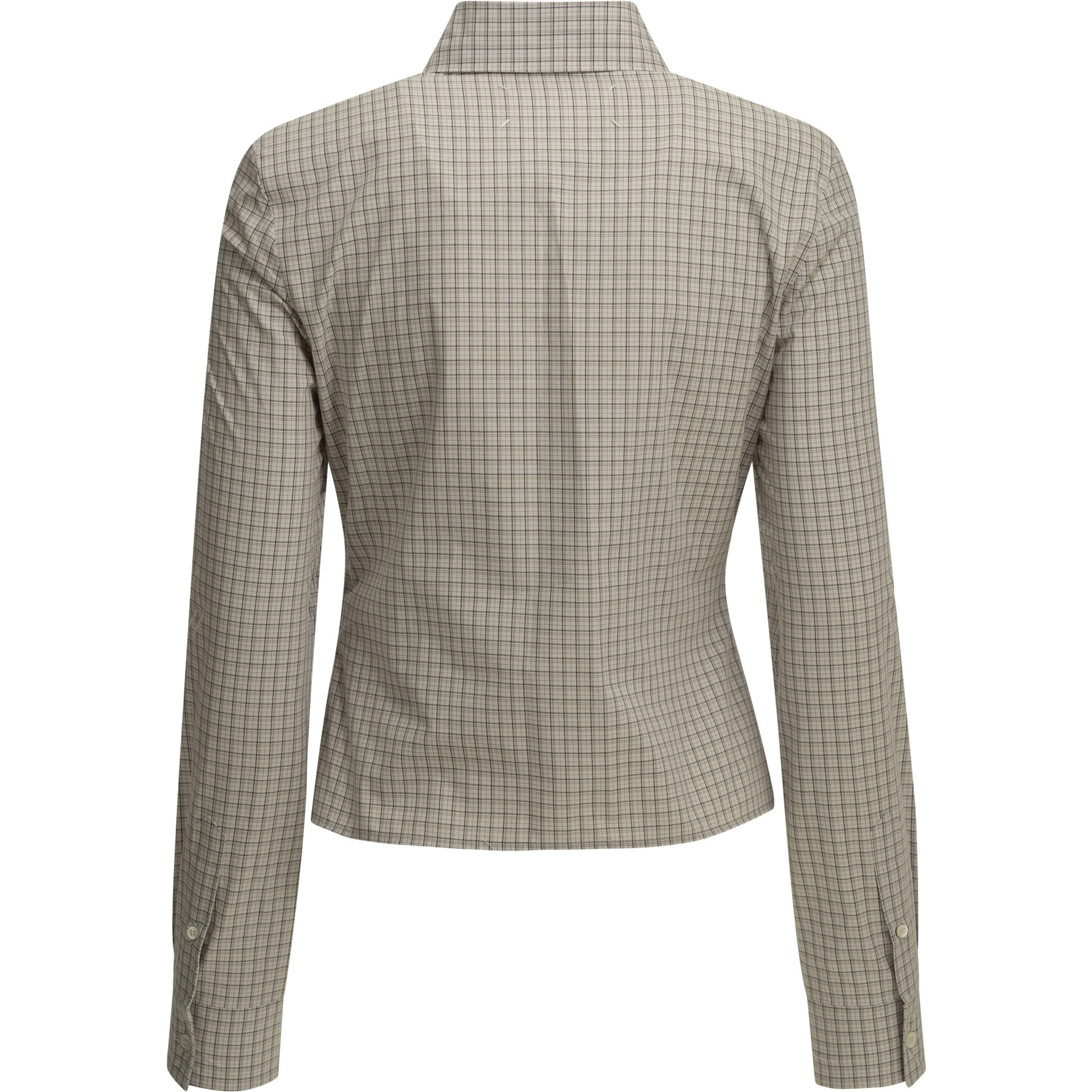 "Pointed Hem" Casual Shirt