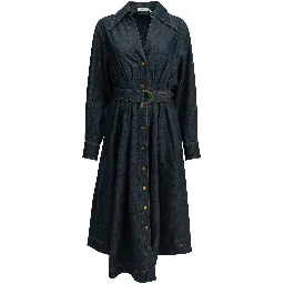 Midi shirtdress