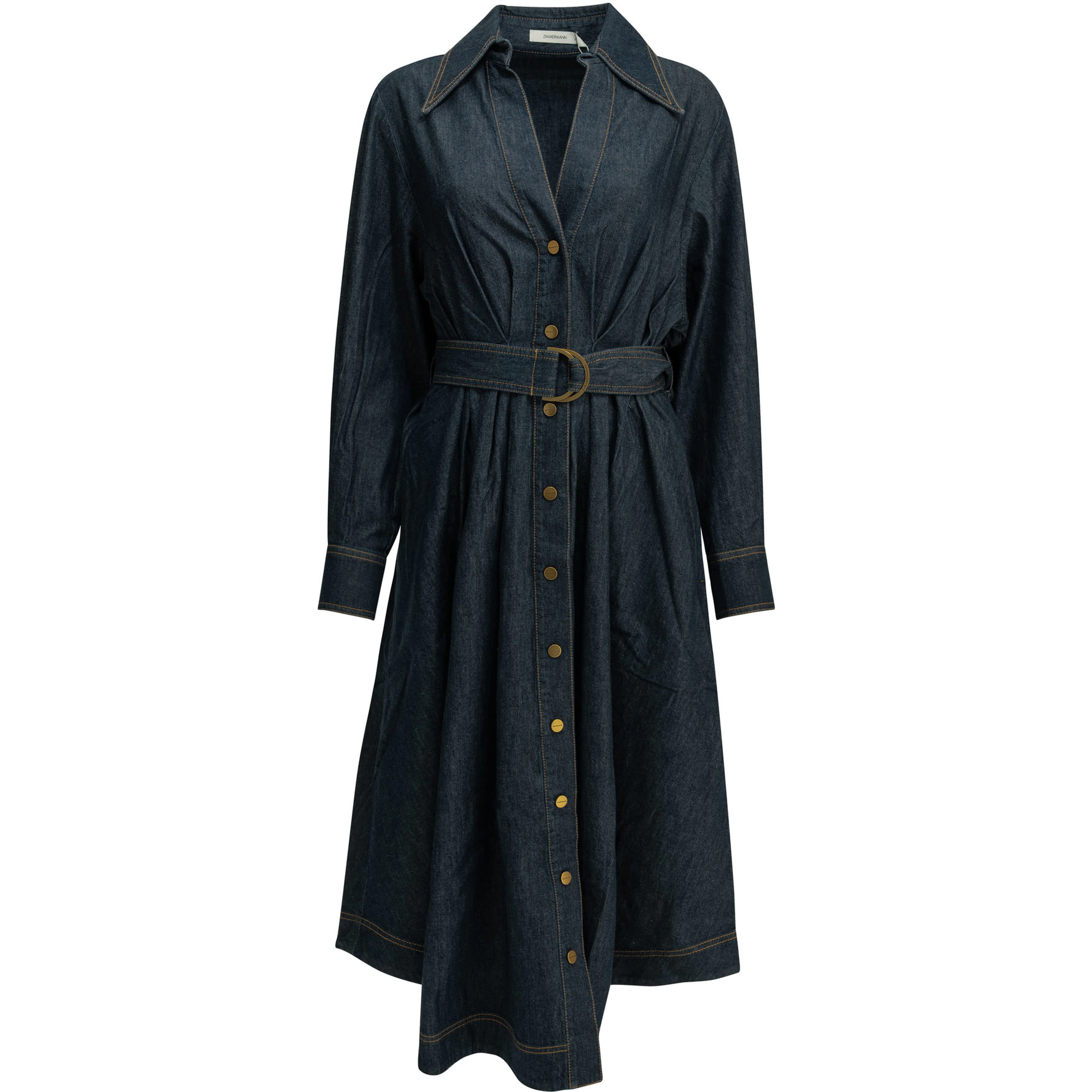 Midi shirtdress