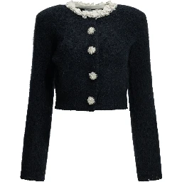 Cardigan with embellishments