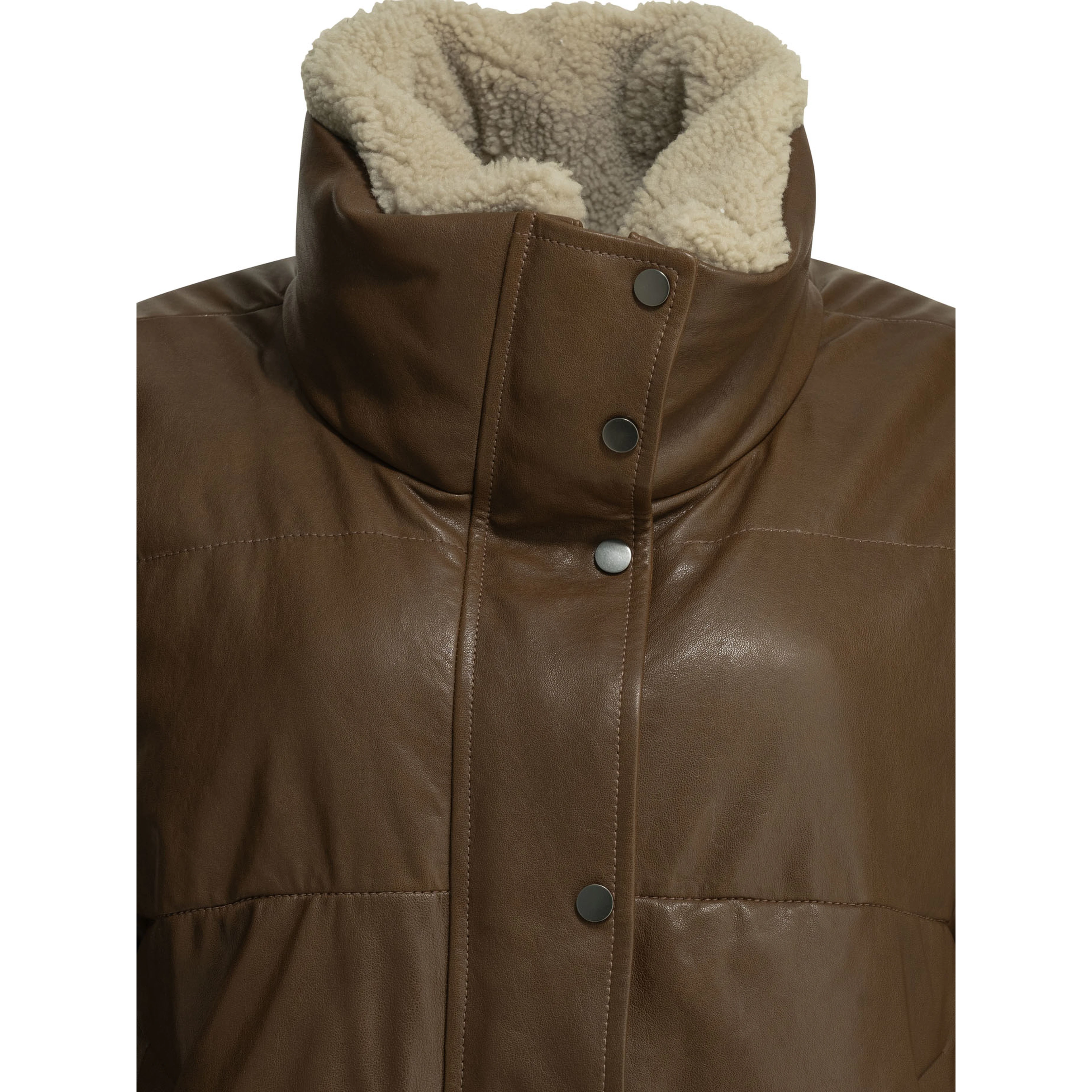 Padded Shearling Jacket