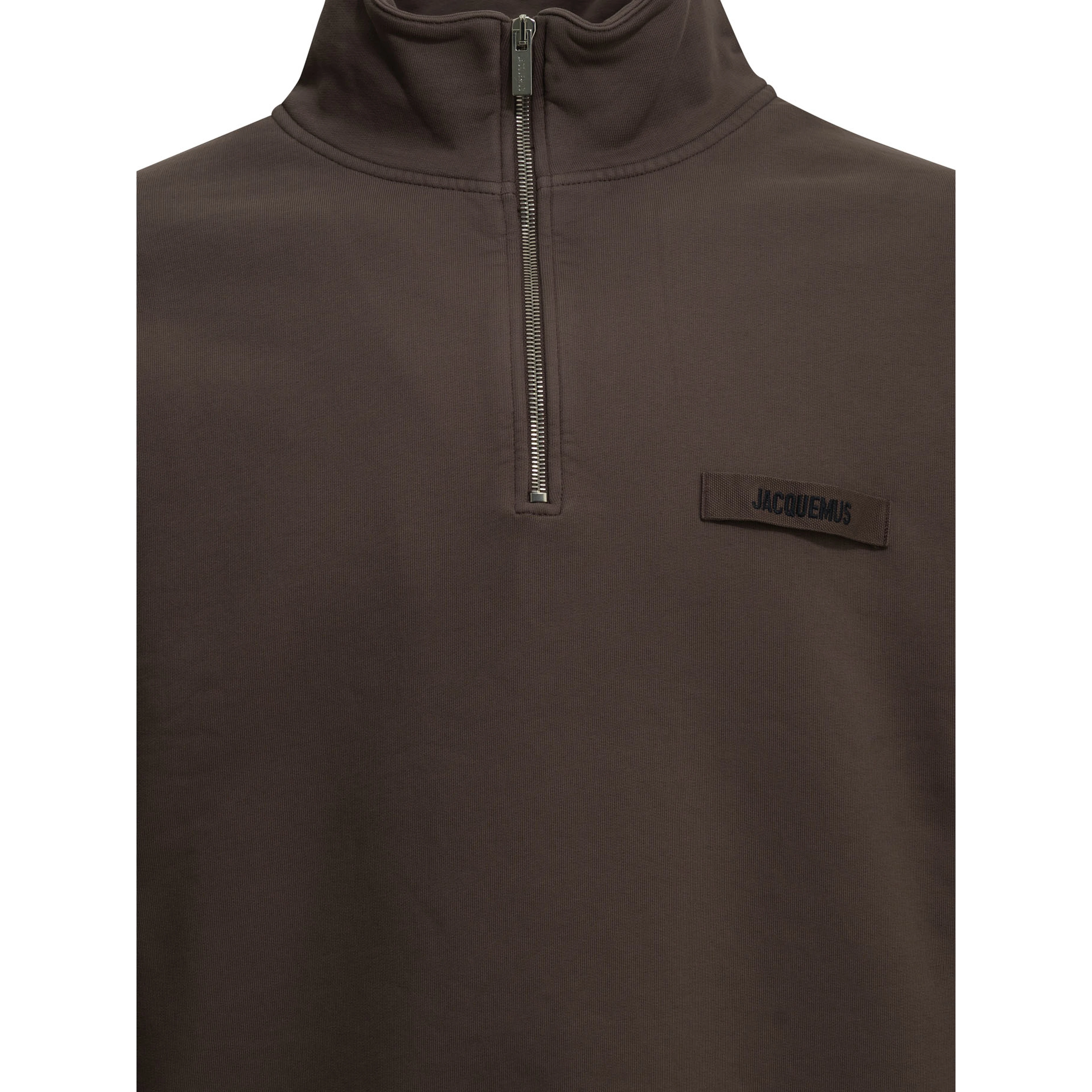 "Le Camionneur Gros Grain" Half Zip Sweatshirt
