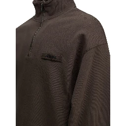 "Le Camionneur Gros Grain" Half Zip Sweatshirt