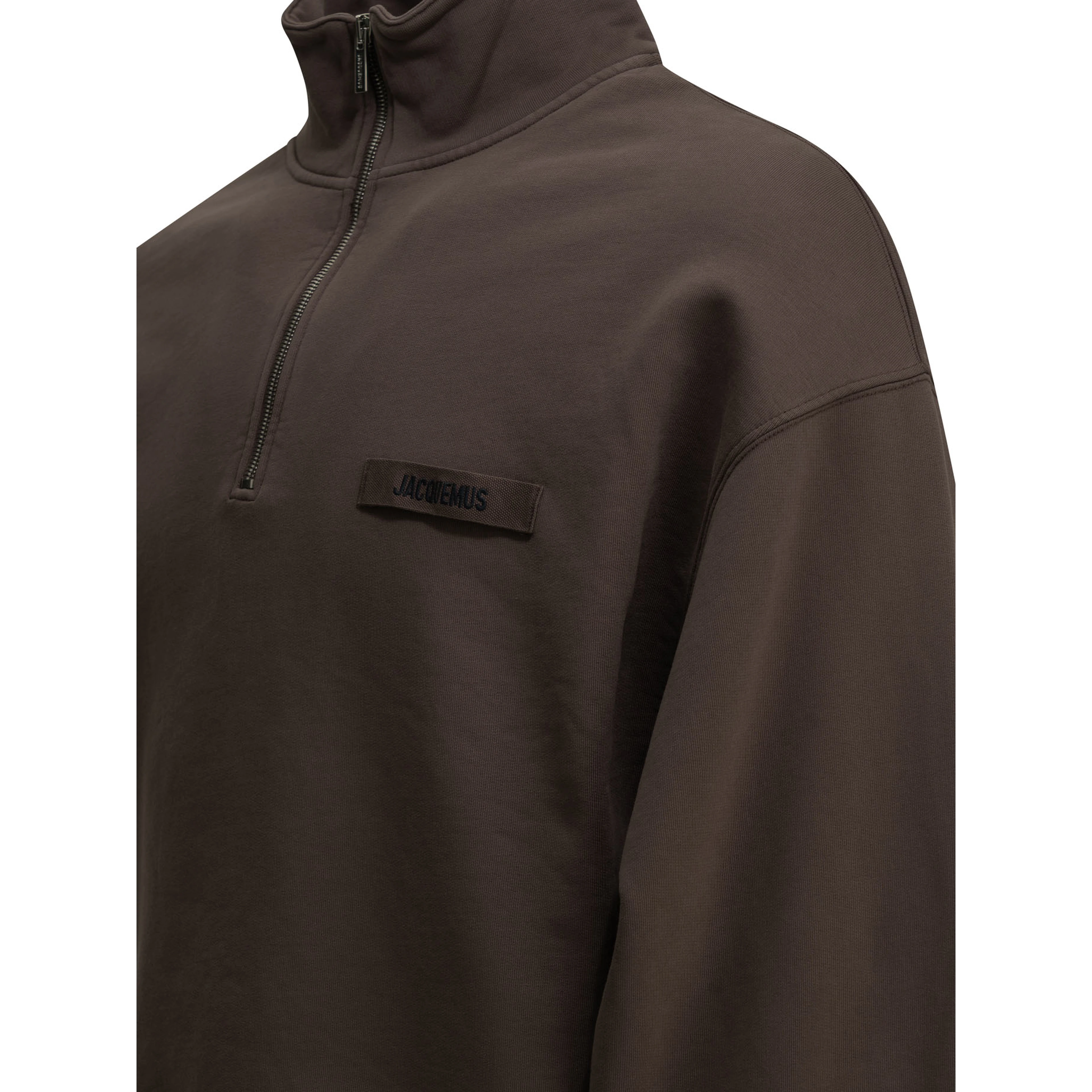 "Le Camionneur Gros Grain" Half Zip Sweatshirt