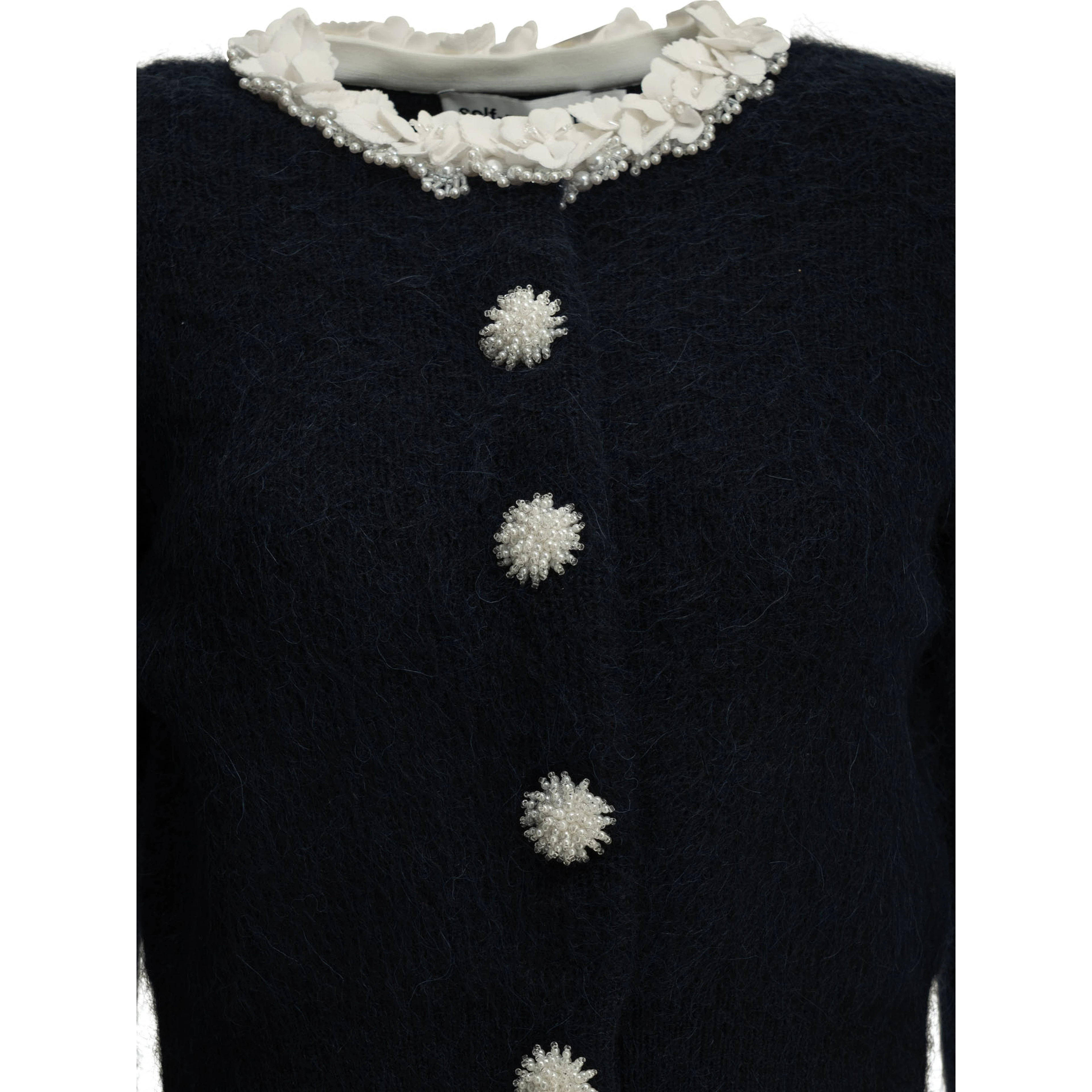 Cardigan with embellishments