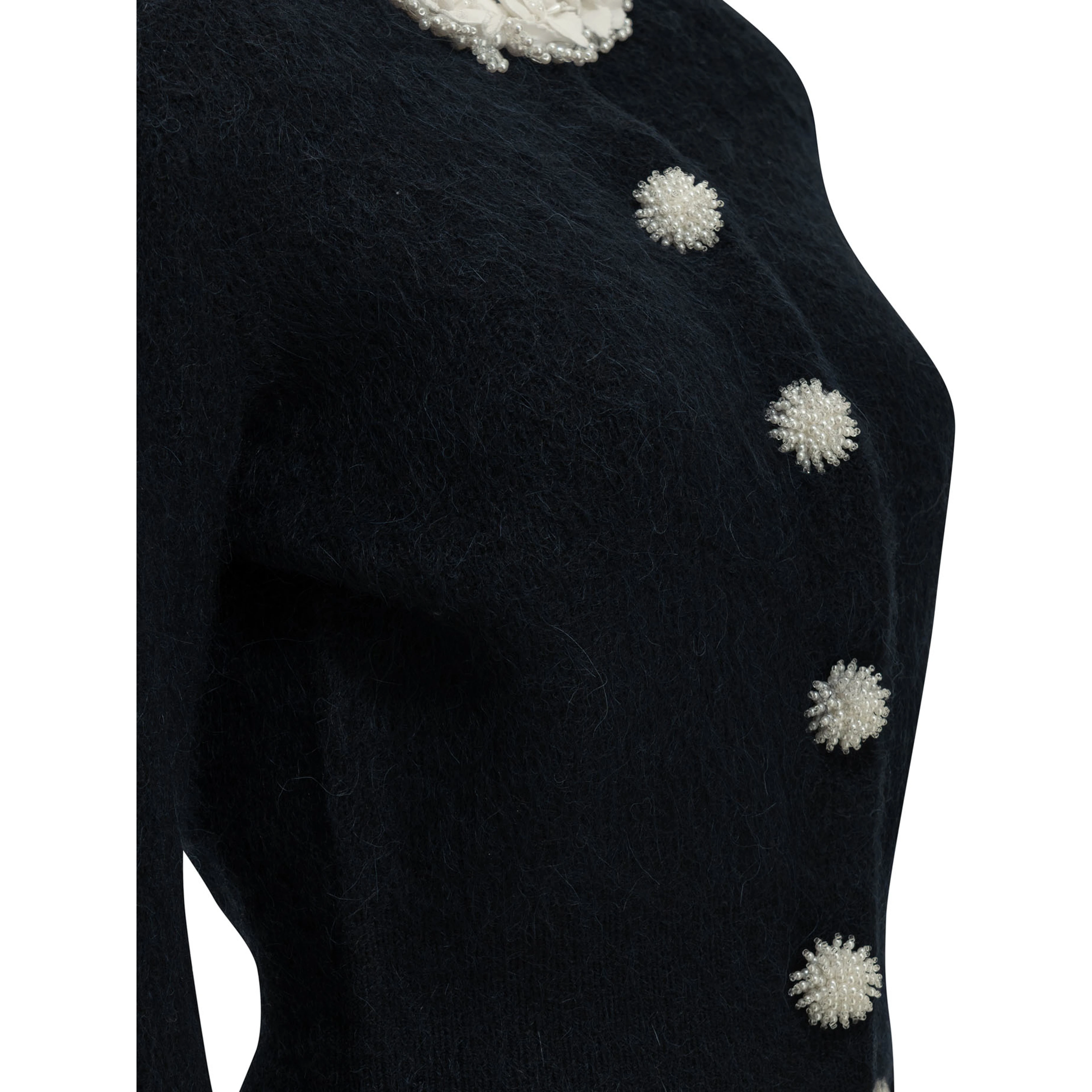 Cardigan with embellishments