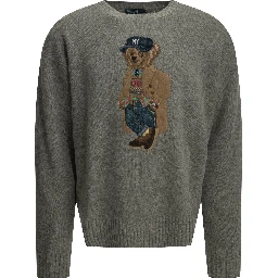 "Polo Bear" Crew-Neck Sweater