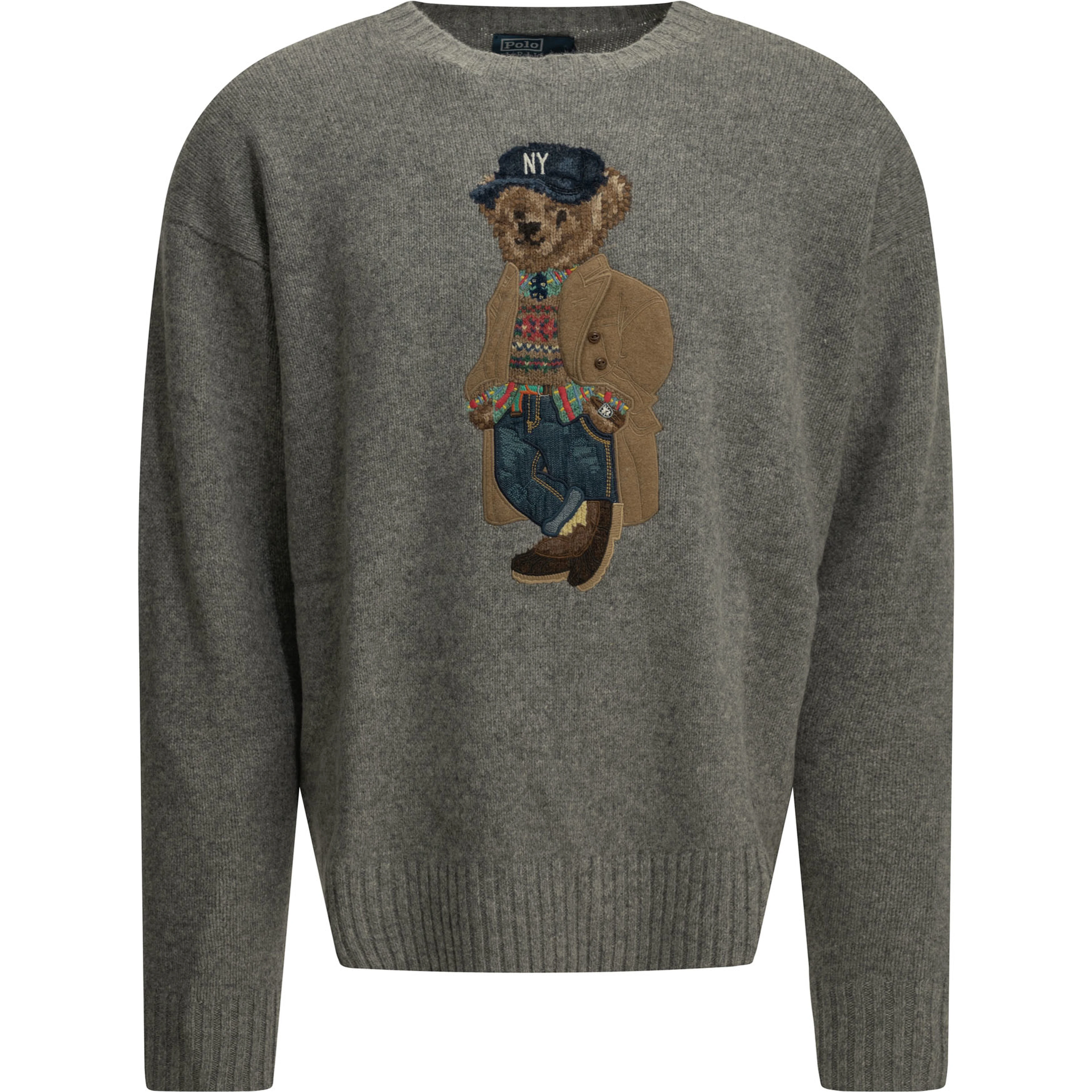 "Polo Bear" Crew-Neck Sweater