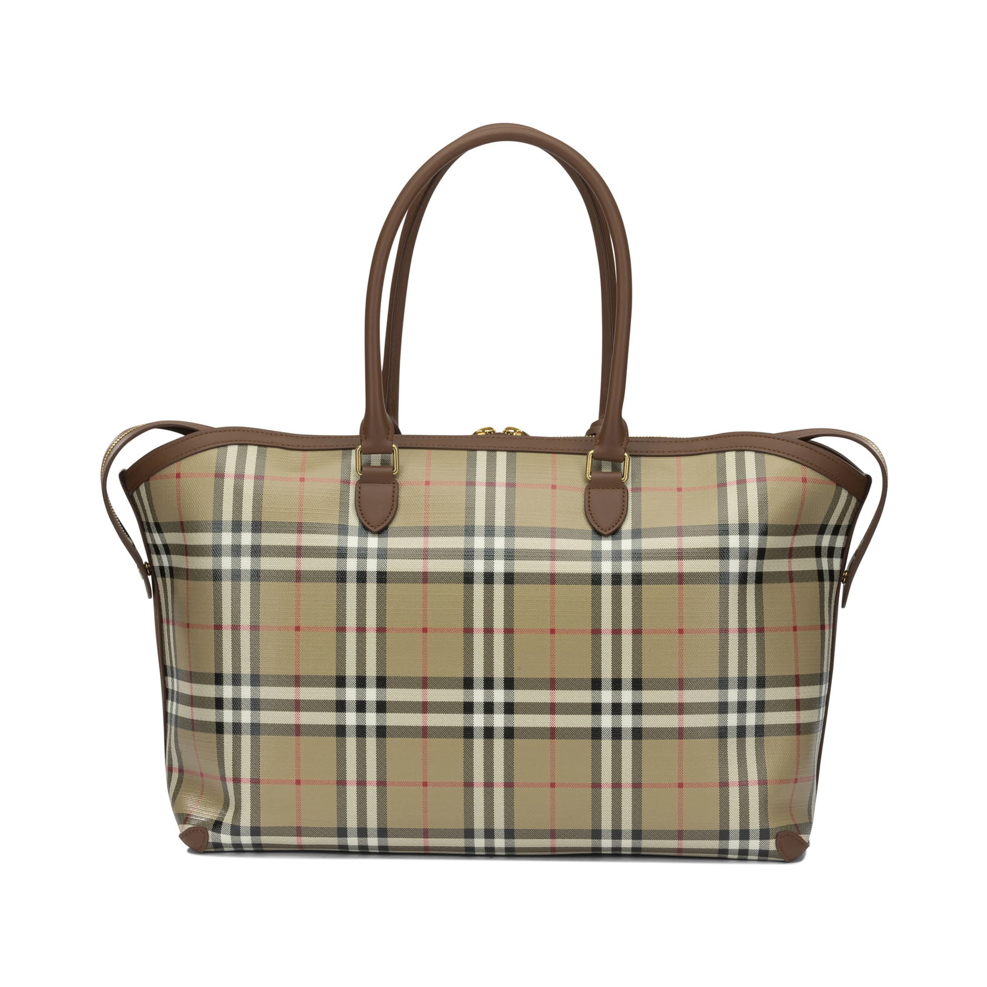 "Check" Large Shoulder Bag