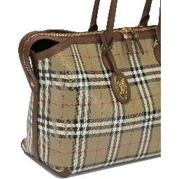 "Check" Large Shoulder Bag