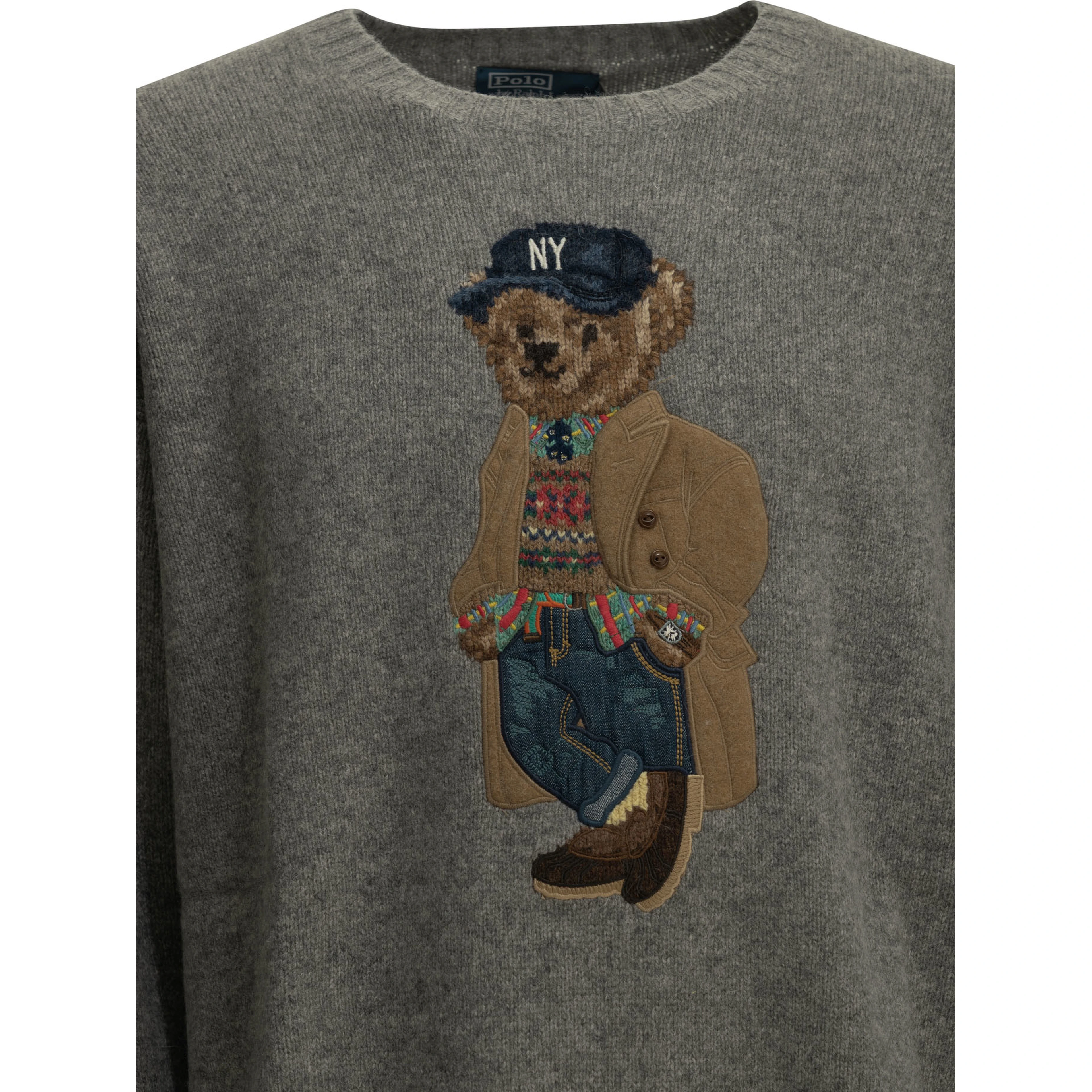 "Polo Bear" Crew-Neck Sweater