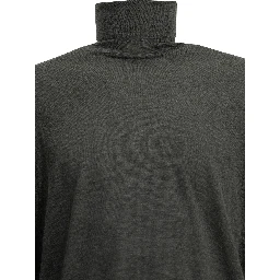 Cashmere and silk turtleneck sweater