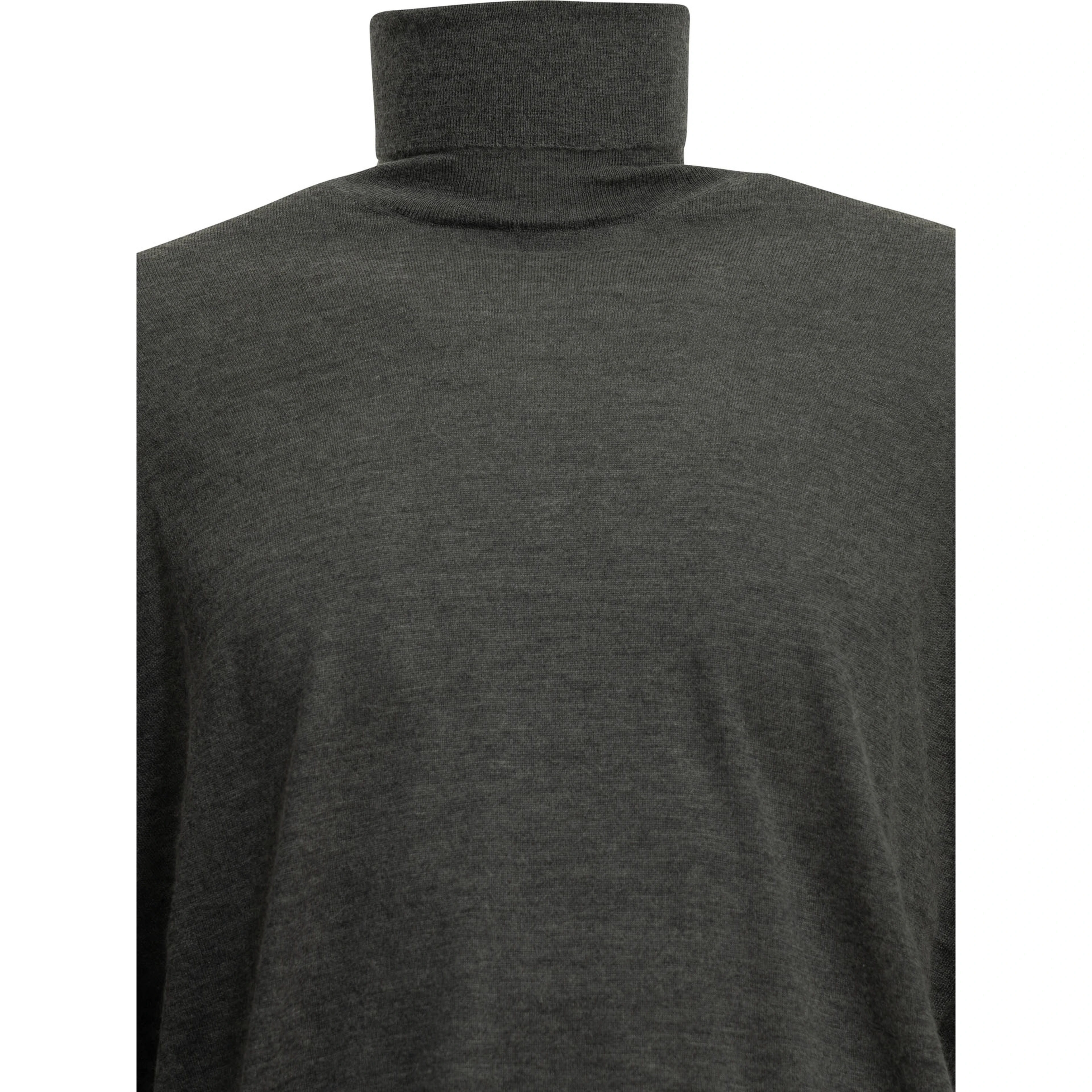 Cashmere and silk turtleneck sweater