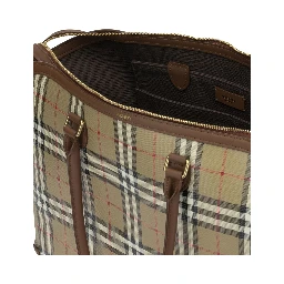 "Check" Large Shoulder Bag