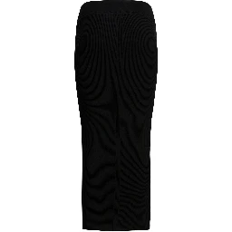 Knit pencil skirt