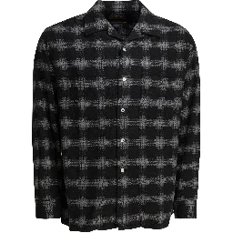Satin plaid Check shirt