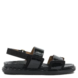 "Fussbett" leather sandals
