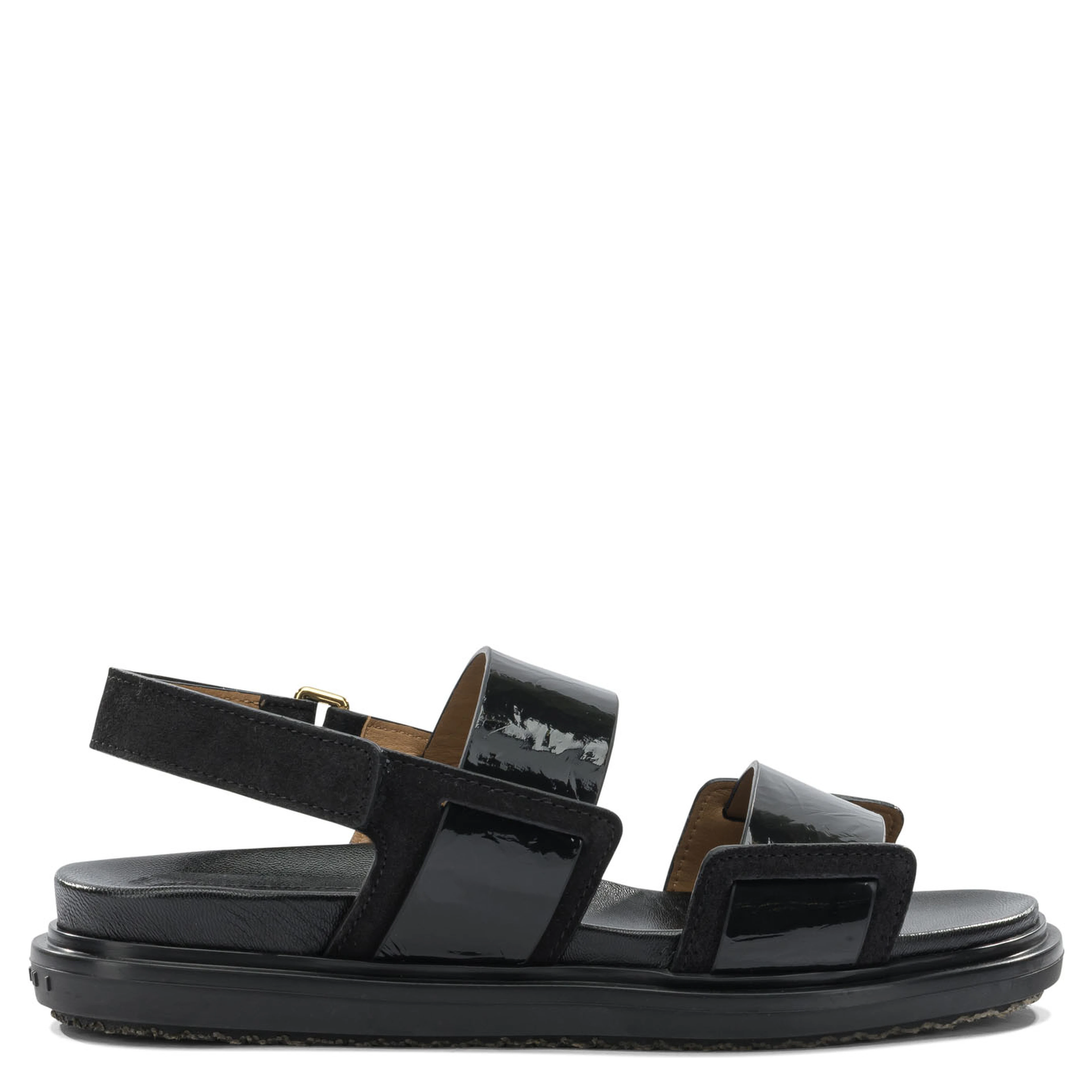 "Fussbett" leather sandals