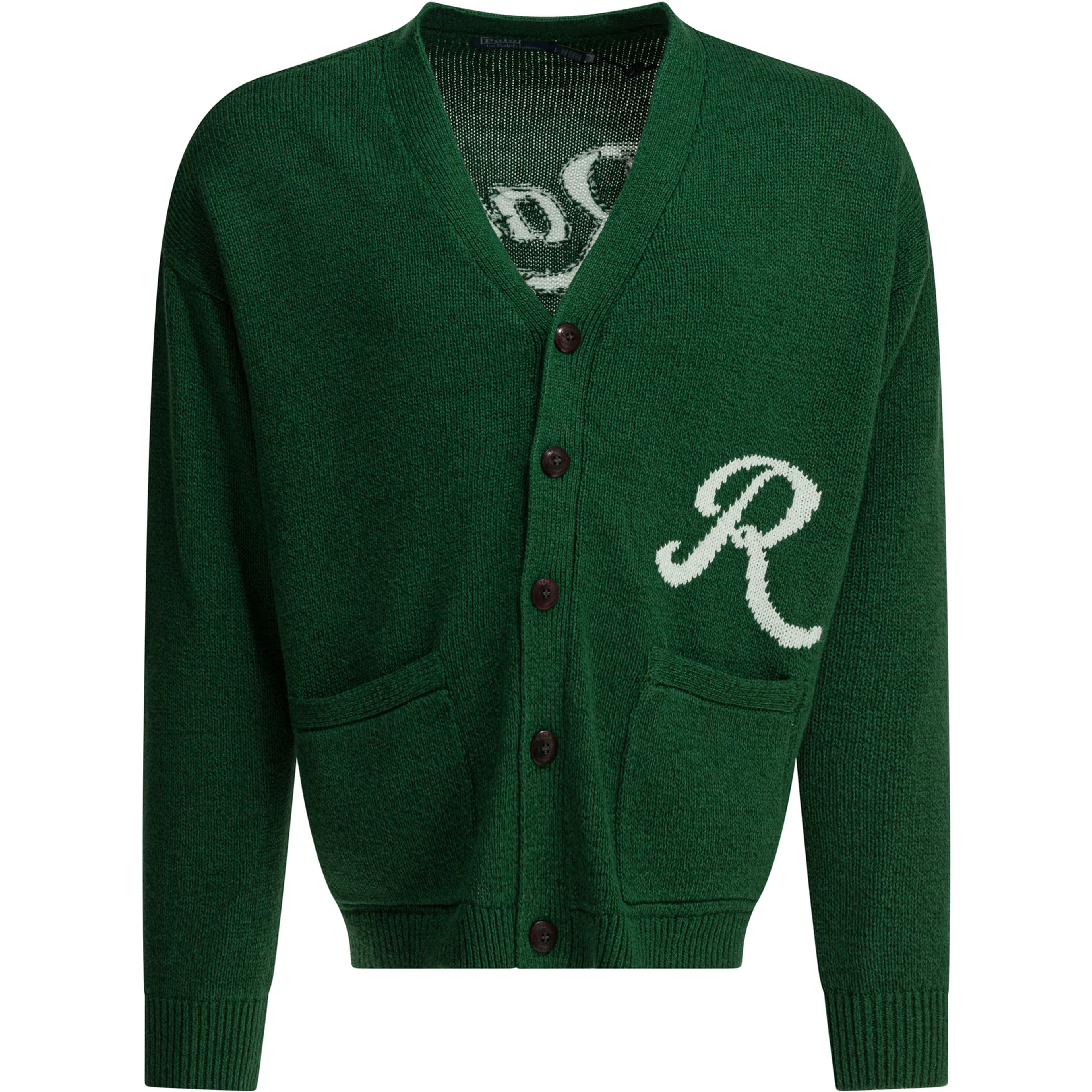 Cardigan with logo