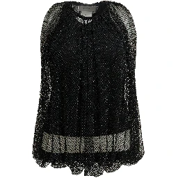 Sleeveless mesh top