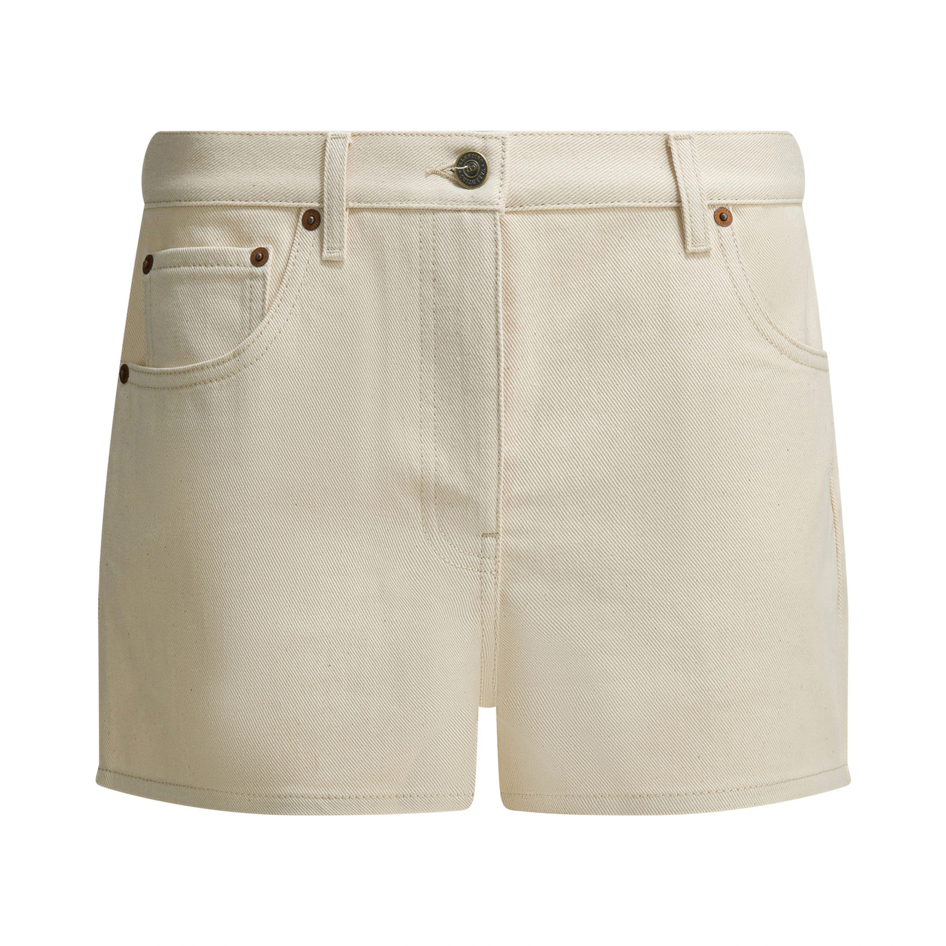Five-pocket denim shorts