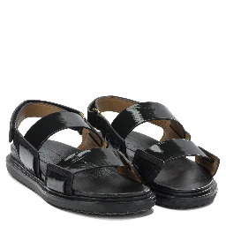 "Fussbett" leather sandals