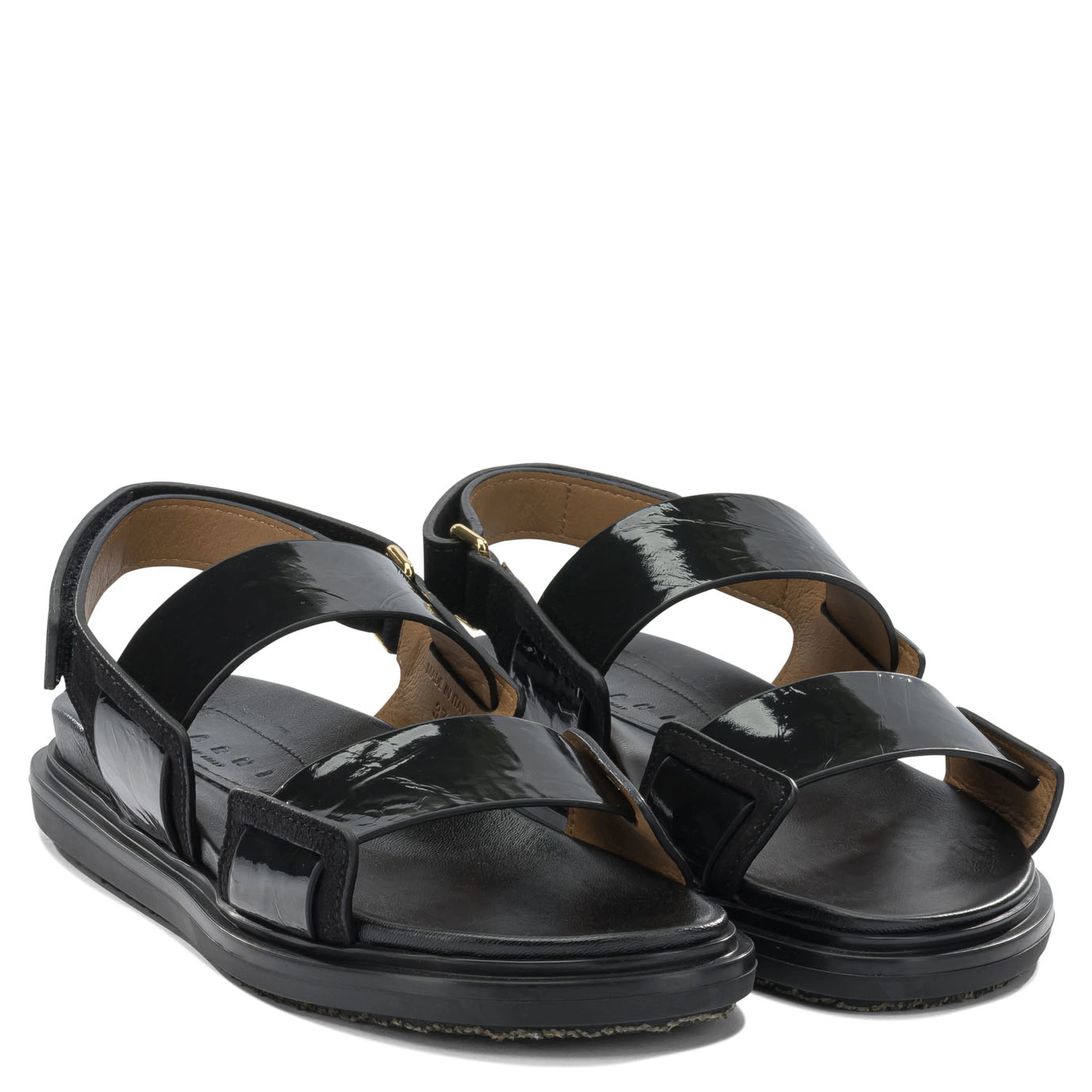 "Fussbett" leather sandals