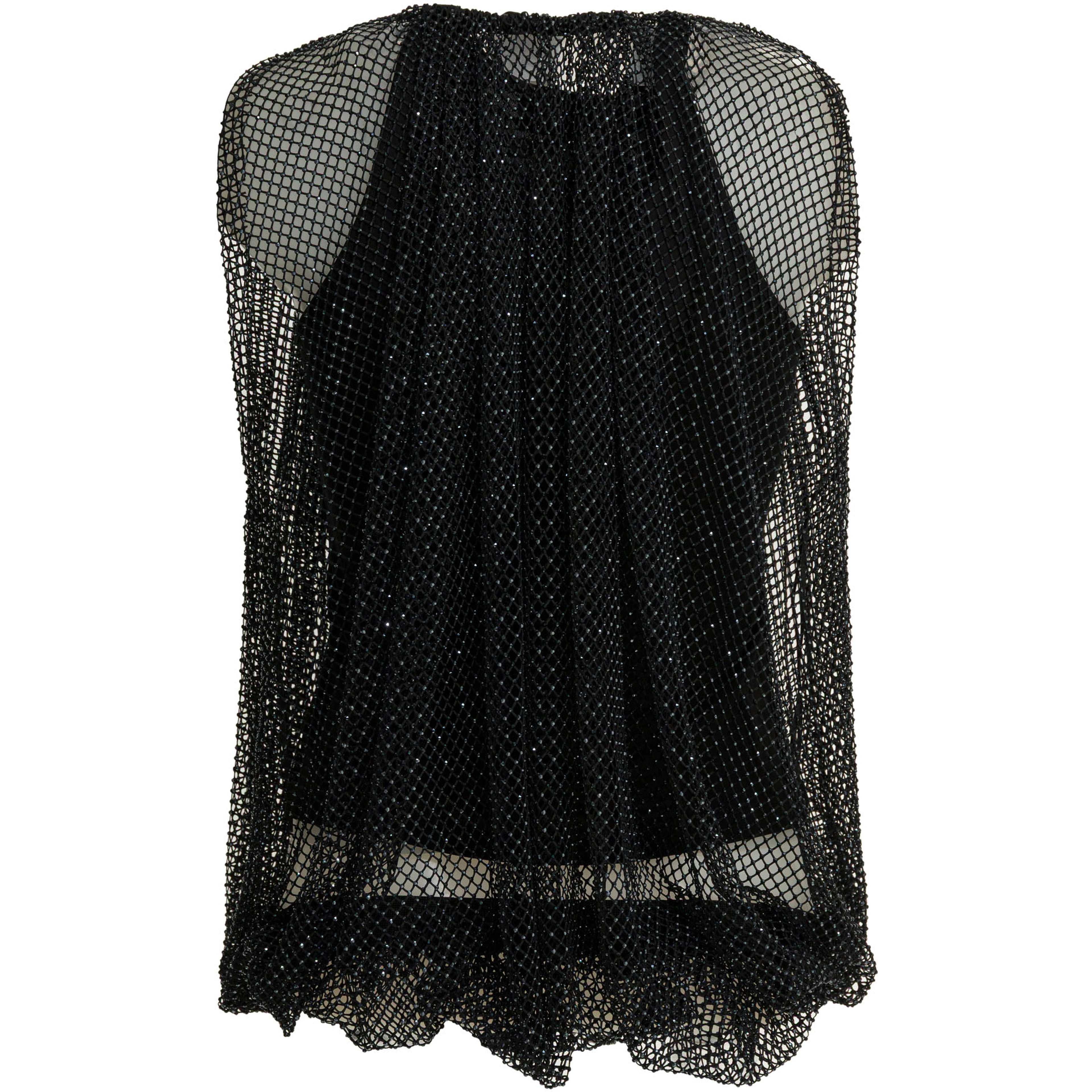 Sleeveless mesh top