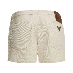 Five-pocket denim shorts