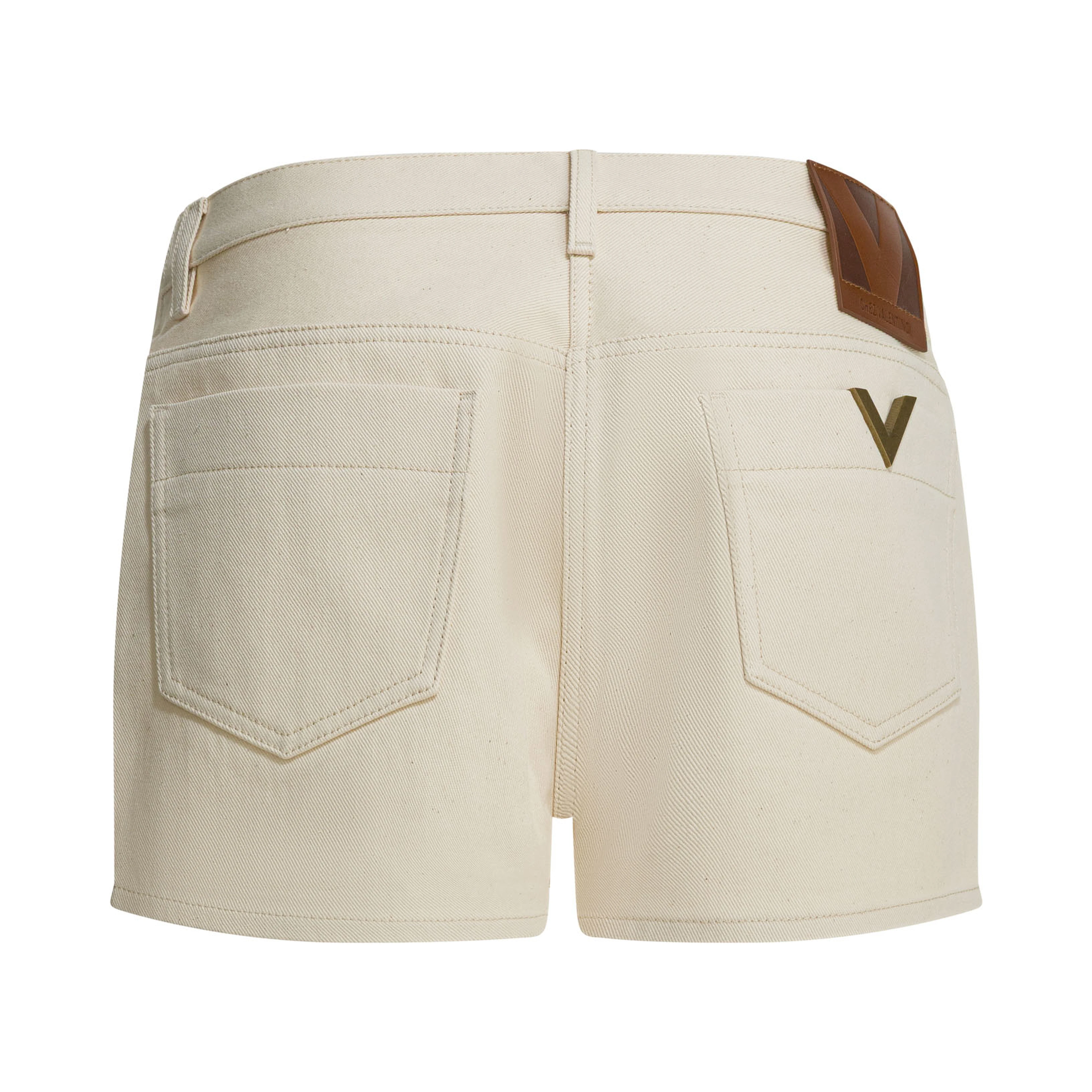 Five-pocket denim shorts