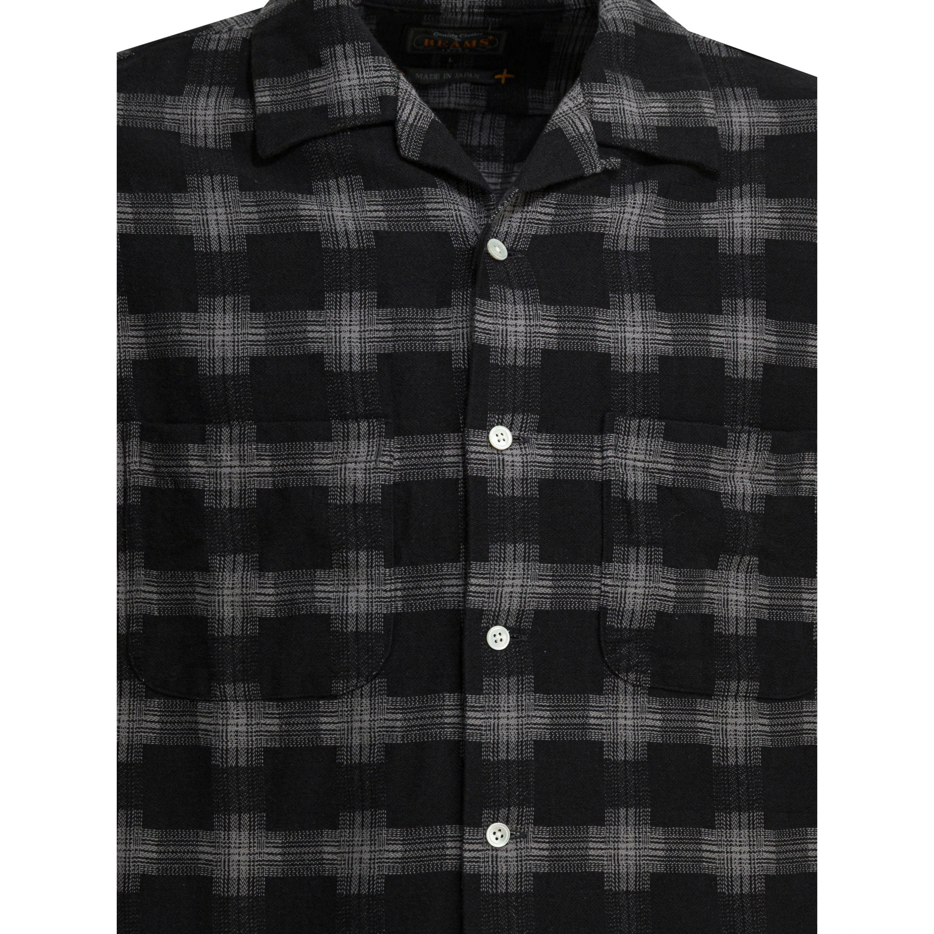 Satin plaid Check shirt
