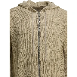 "Temple" zippered sweater