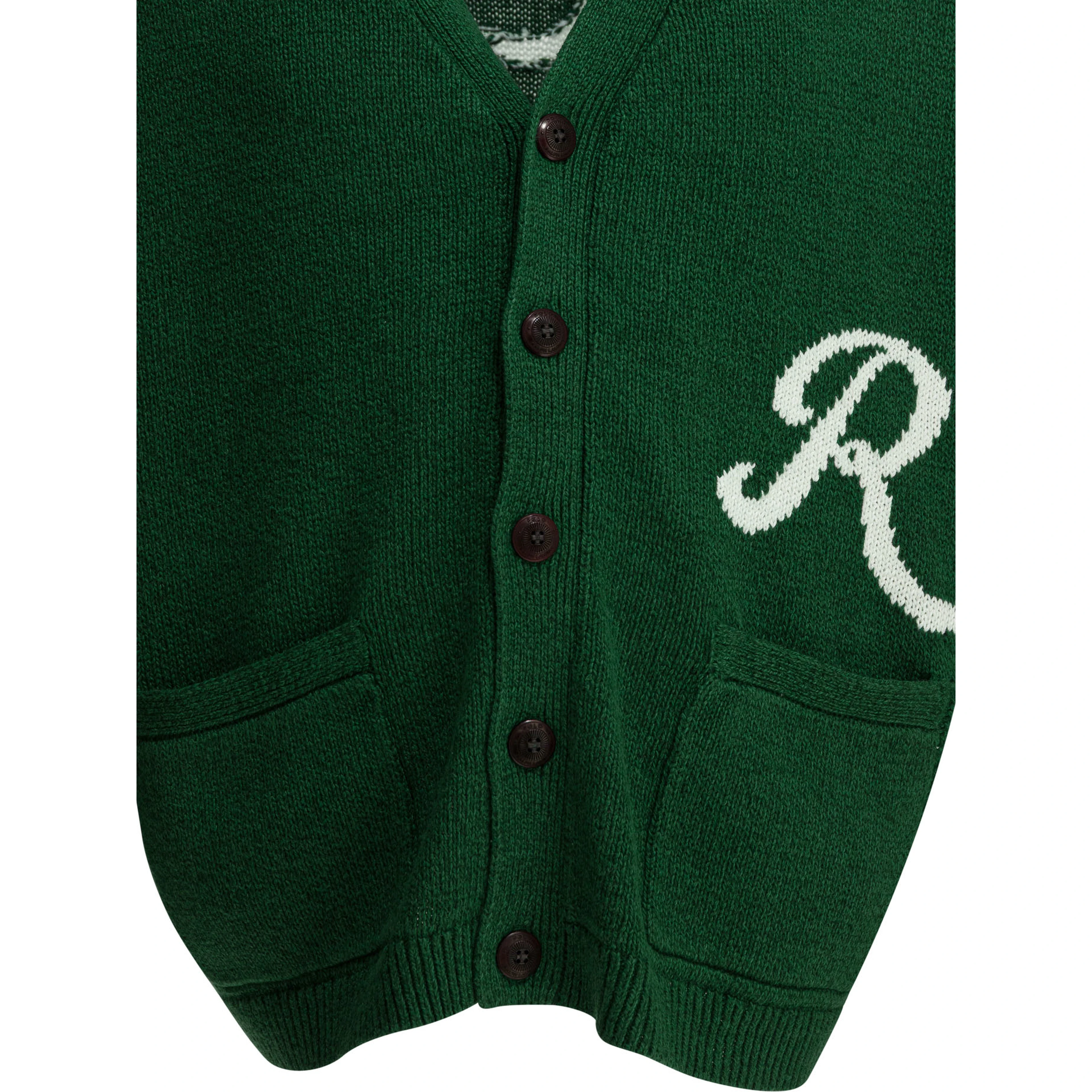 Cardigan with logo