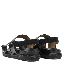 "Fussbett" leather sandals