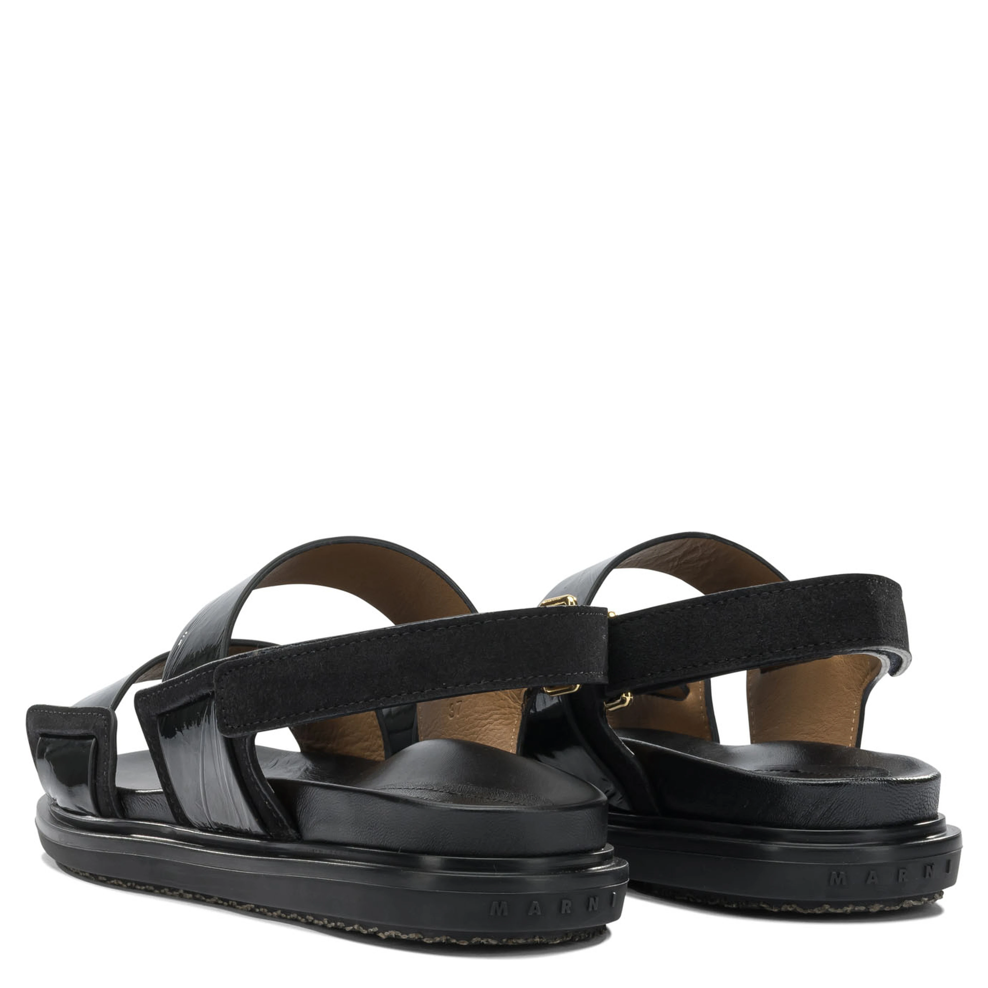 "Fussbett" leather sandals