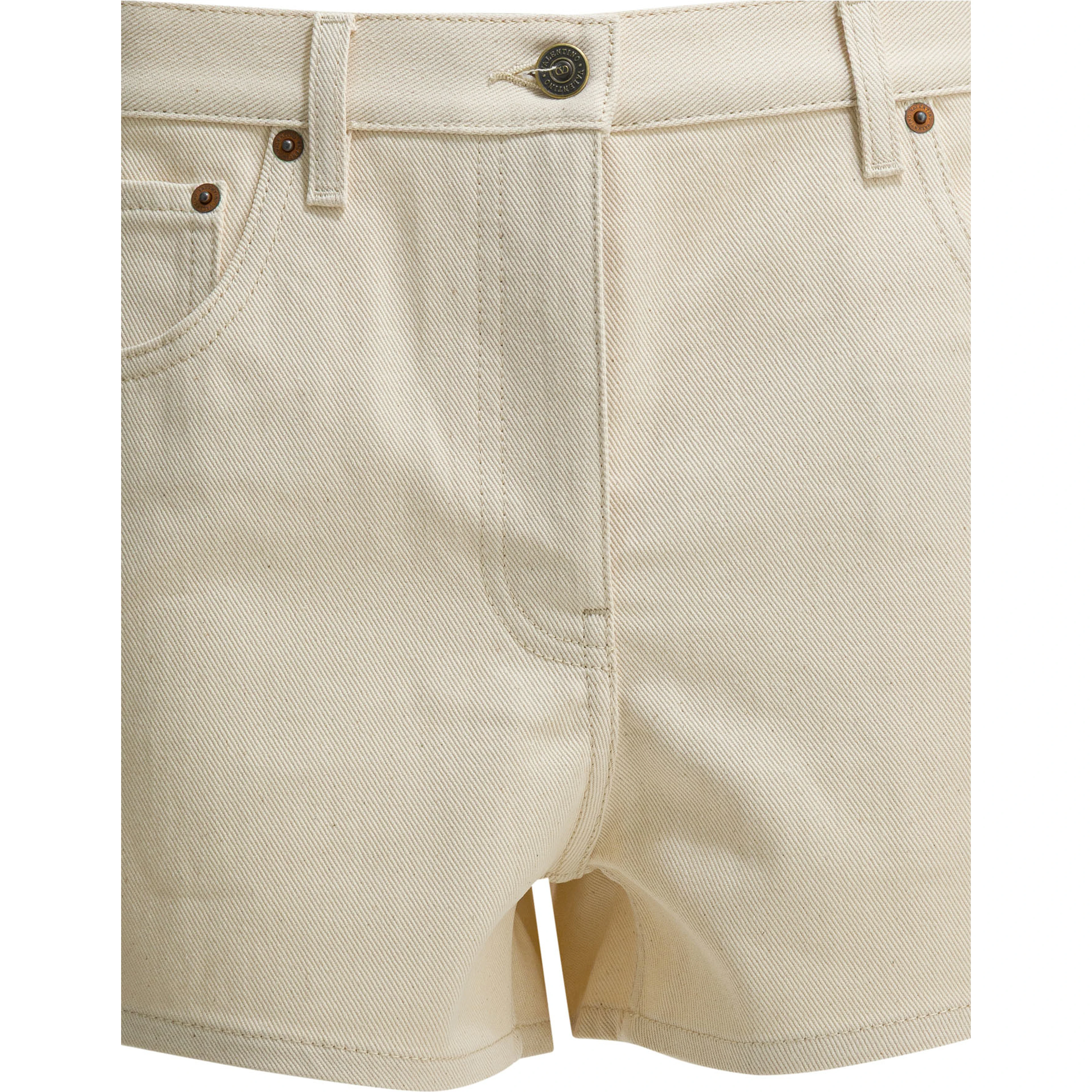 Five-pocket denim shorts